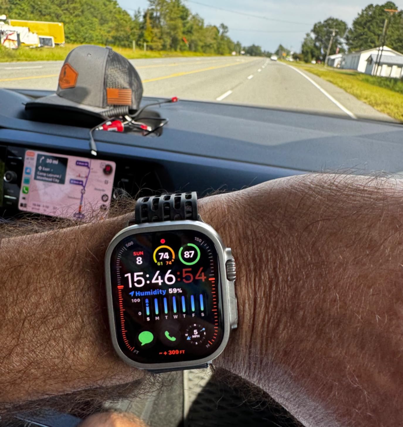 Apple Watch Ultra 2 [GPS + Cellular 49mm] Smartwatch with Rugged Titanium Case & Indigo Alpine Loop Large. Fitness Tracker, Precision GPS, Action Button, Extra-Long Battery Life customer photo 2