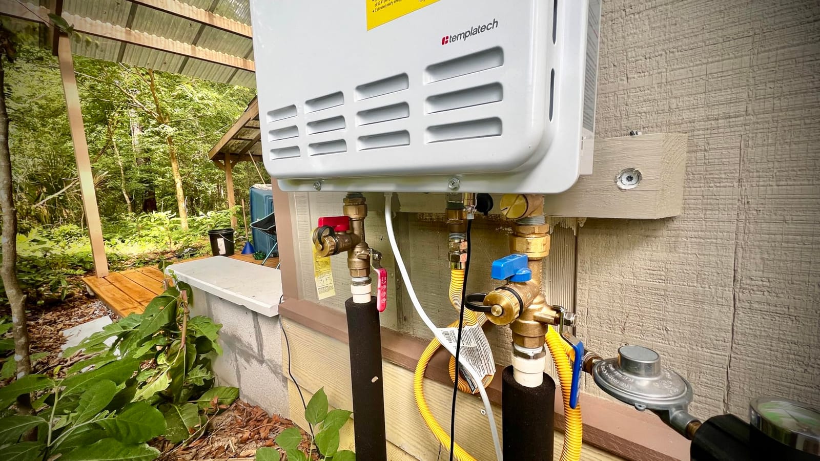Orbek Propane Tankless Water Heater Gas Outdoor On Demand CSA Certified | Max 5.1 GPM 120,000 BTU Instant Water Heater apartments cabins and utility rooms for 2-3 outlets points 7-Year Warranty customer photo 2