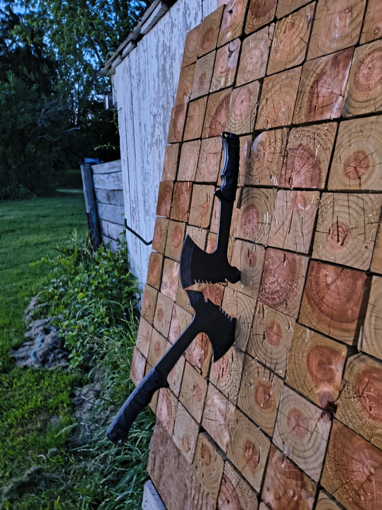 Throwing Axe Sets, Overall 10.2in 6Pack Throwing Tomahawk, Full Tang 420HC Stainless Steel, Design for Hawks Throwing Recreation and Competition customer photo 1