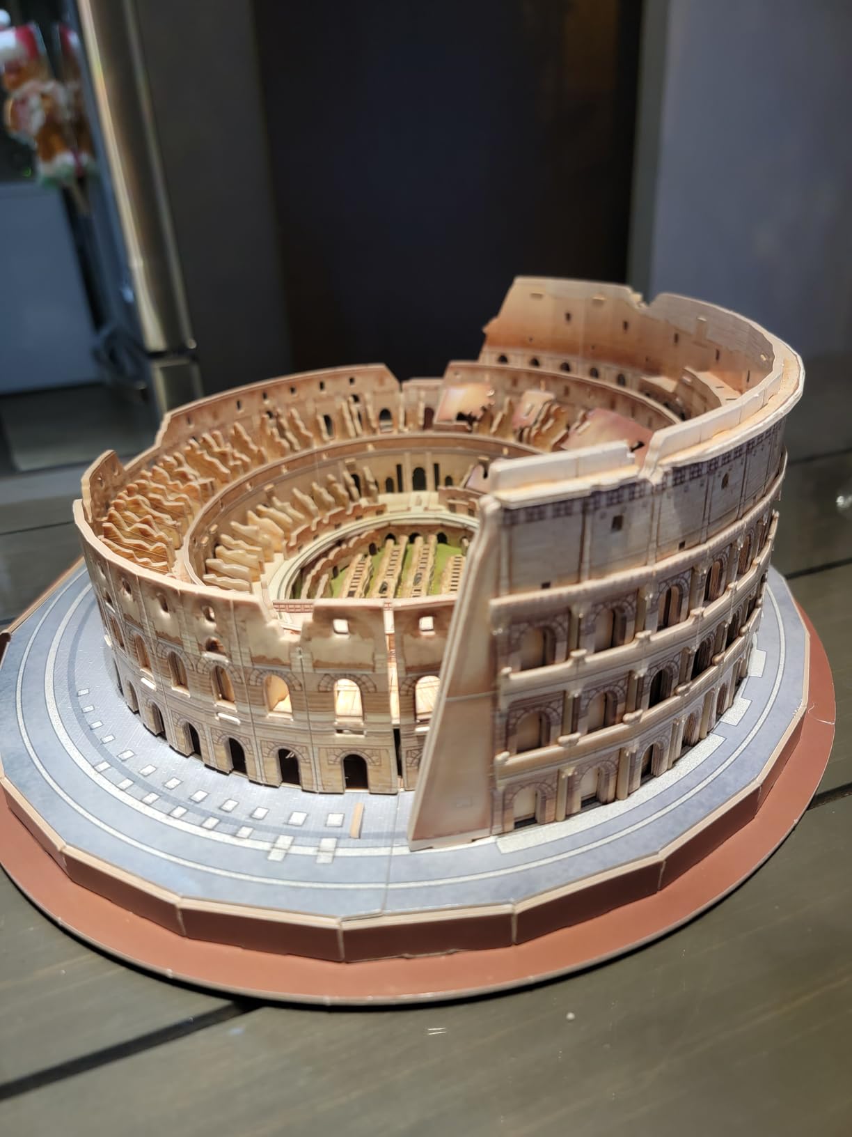 CubicFun Rome Colosseum 3D Puzzles for Adults Kids Model Kit, 163 Pieces | 163-Piece Rome Colosseum 3D Puzzles for Teen, Ideal for Family Activities, Home Decor Christmas Birthday Gifts customer photo 2