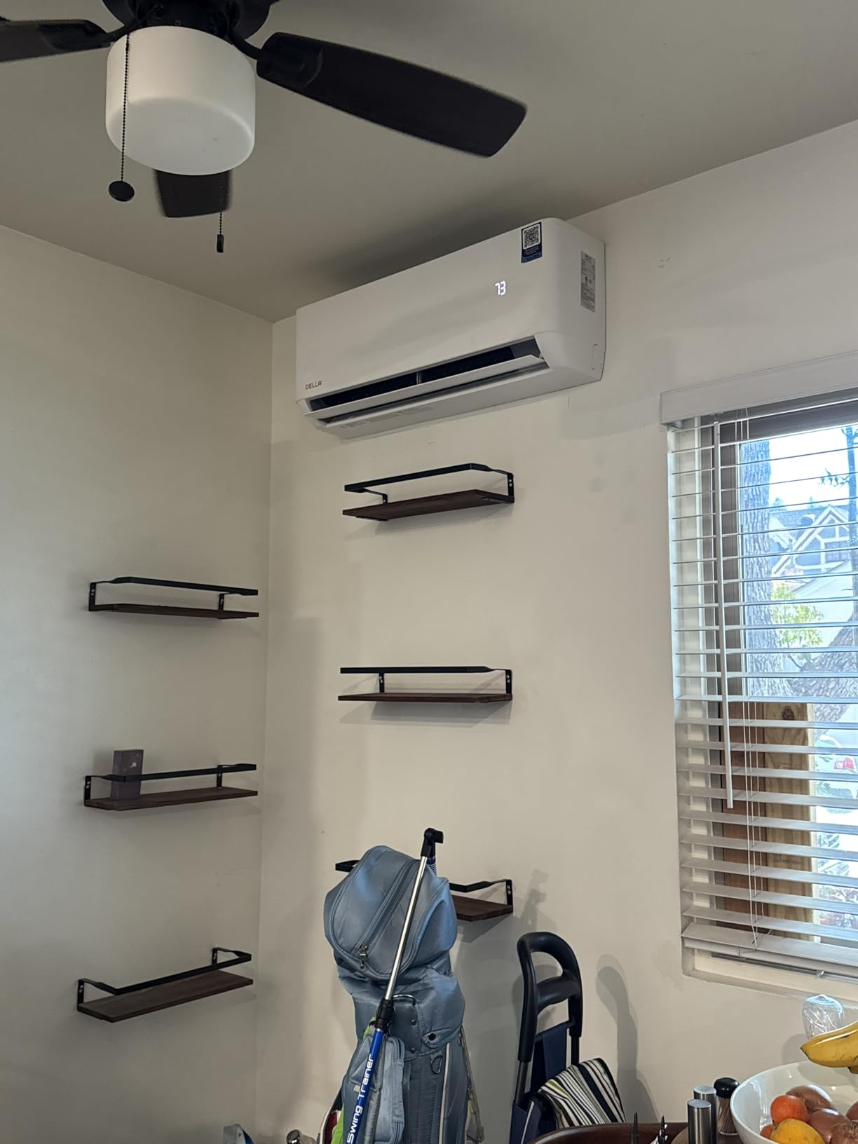 DELLA Hyper Heat Lower as -13°F, 9,000 BTU Mini Split, 24 SEER2 Energy Star 230V,Work with Alexa and WiFi, Cools Up to 400 Sq. Ft,Inverter AC with 0.75 Ton Pre-Charged Heat Pump & 16.4ft Kits customer photo 1