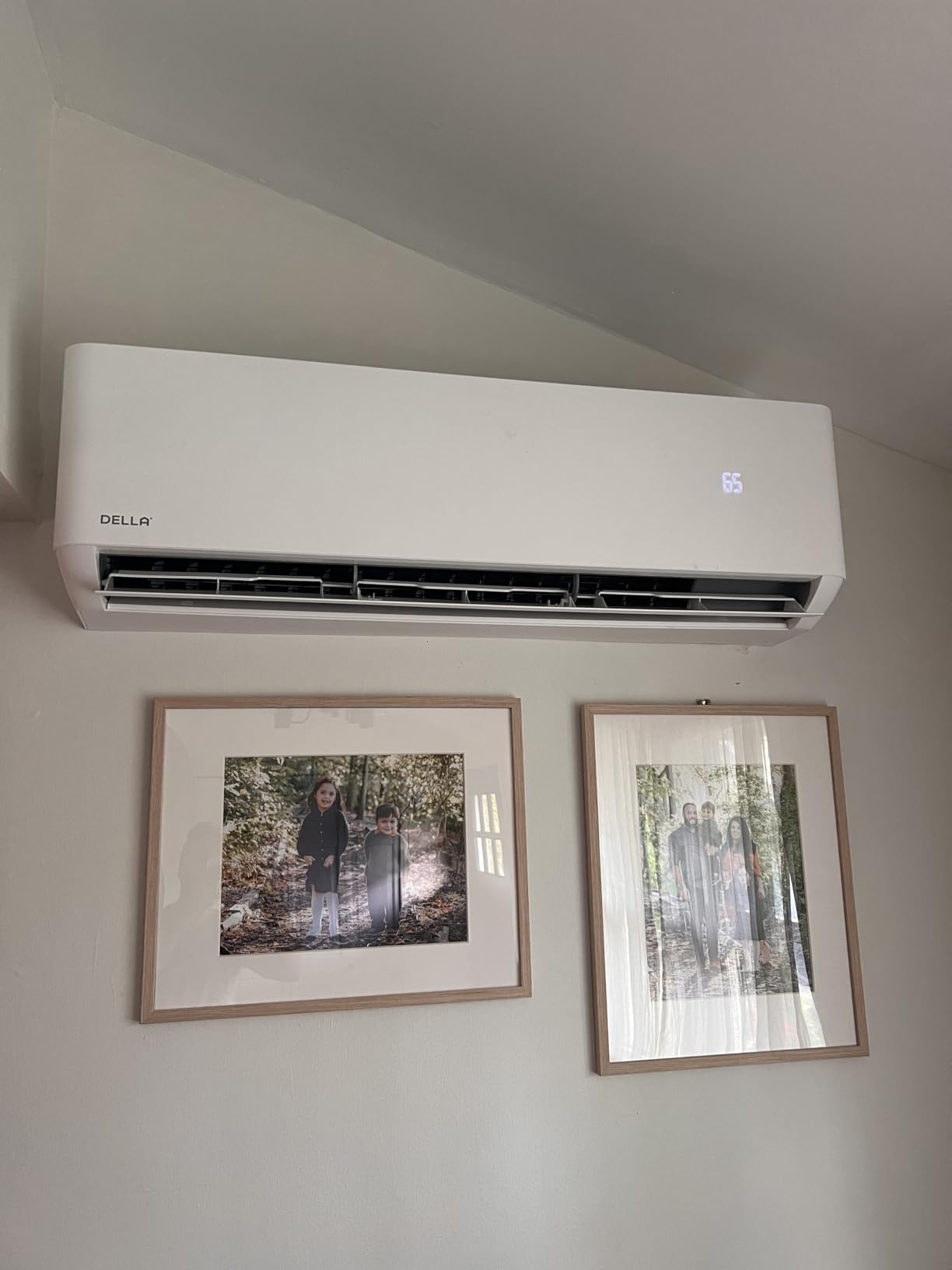DELLA 18000 BTU Mini Split AC with Soft Airflow, 23 SEER2 230V, Hyper Heat to -13°F, Energy Star, Heat Pump, Up to 1000 Sq. Ft, Smart WiFi Alexa Control, 1.5 Ton Ductless Inverter System, 16.4ft Kit customer photo 2