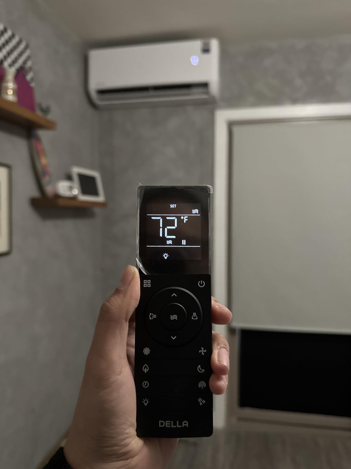 DELLA Hyper Heat Lower as -13°F 9,000 BTU Mini Split, Cools Up to 400 Sq. Ft, Work with Alexa and WiFi, Energy Star 115V 24 SEER2, Inverter AC with 0.75 Ton Pre-Charged Heat Pump & 16.4ft Kits customer photo 1