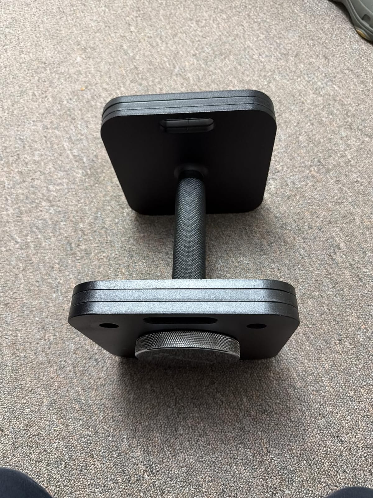 Eisenlink Adjustable Dumbbell Set, 10-50/80lb, 5lb Increments, Quick-Lock Square Weight Dumbbells for Home Gym Fitness (50/80lb×2) customer photo 2