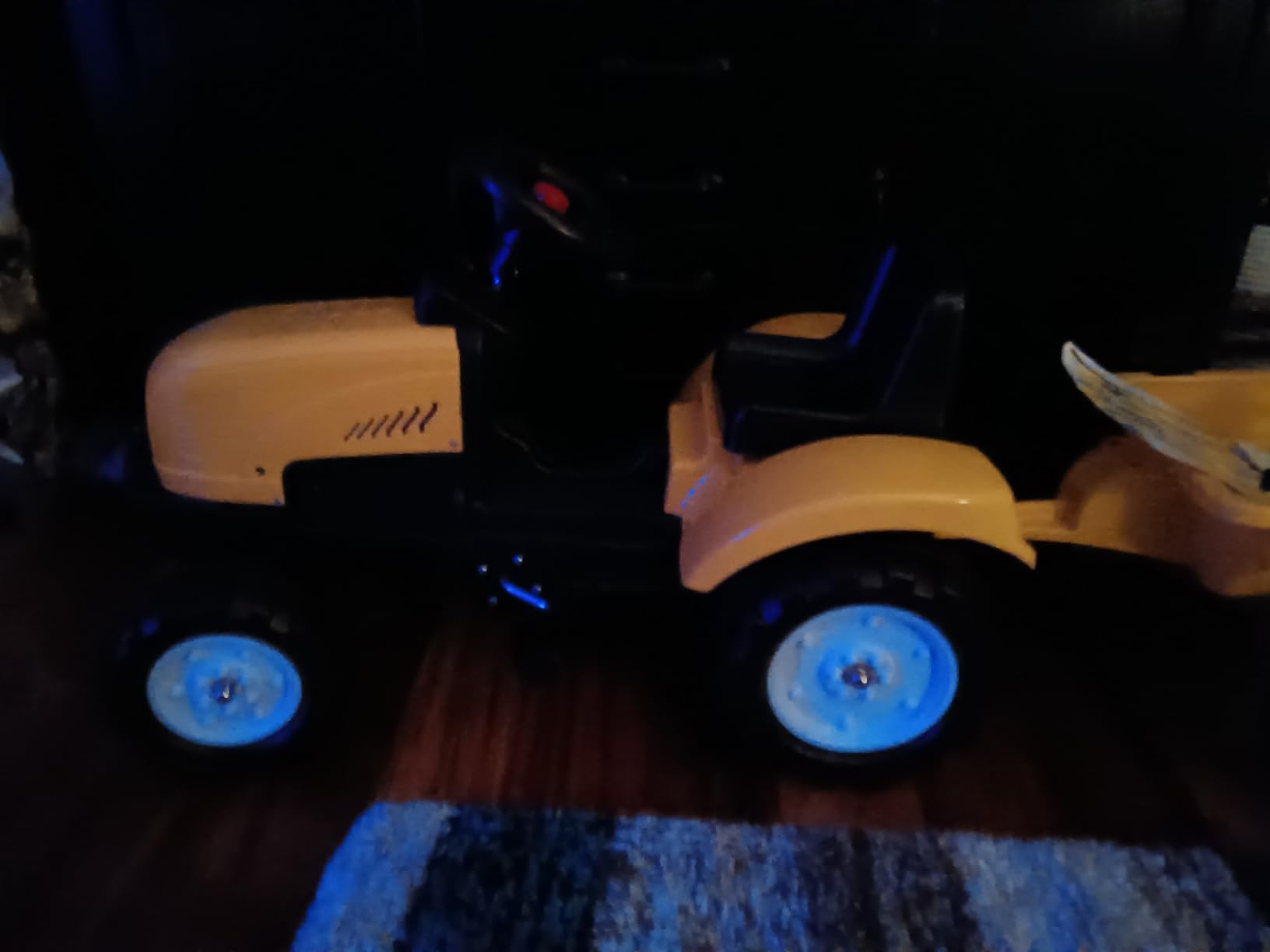Aosom Kids Ride on Farm Tractor Manual Pedal for Age 3 Years Old Yellow | Ride on Car, Back Storage Trailer, Shovel & Rake, Horn customer photo 1