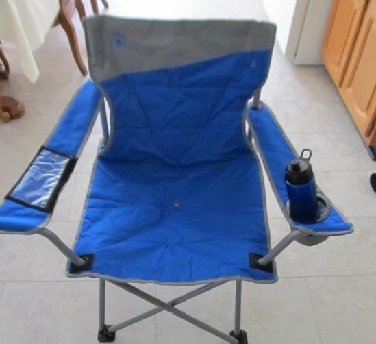 Coleman Big-N-Tall Camping Chair with Cup Holder & Side Pocket, Water-Resistant XL Outdoor Seat Supports up to 600 lbs customer photo 2