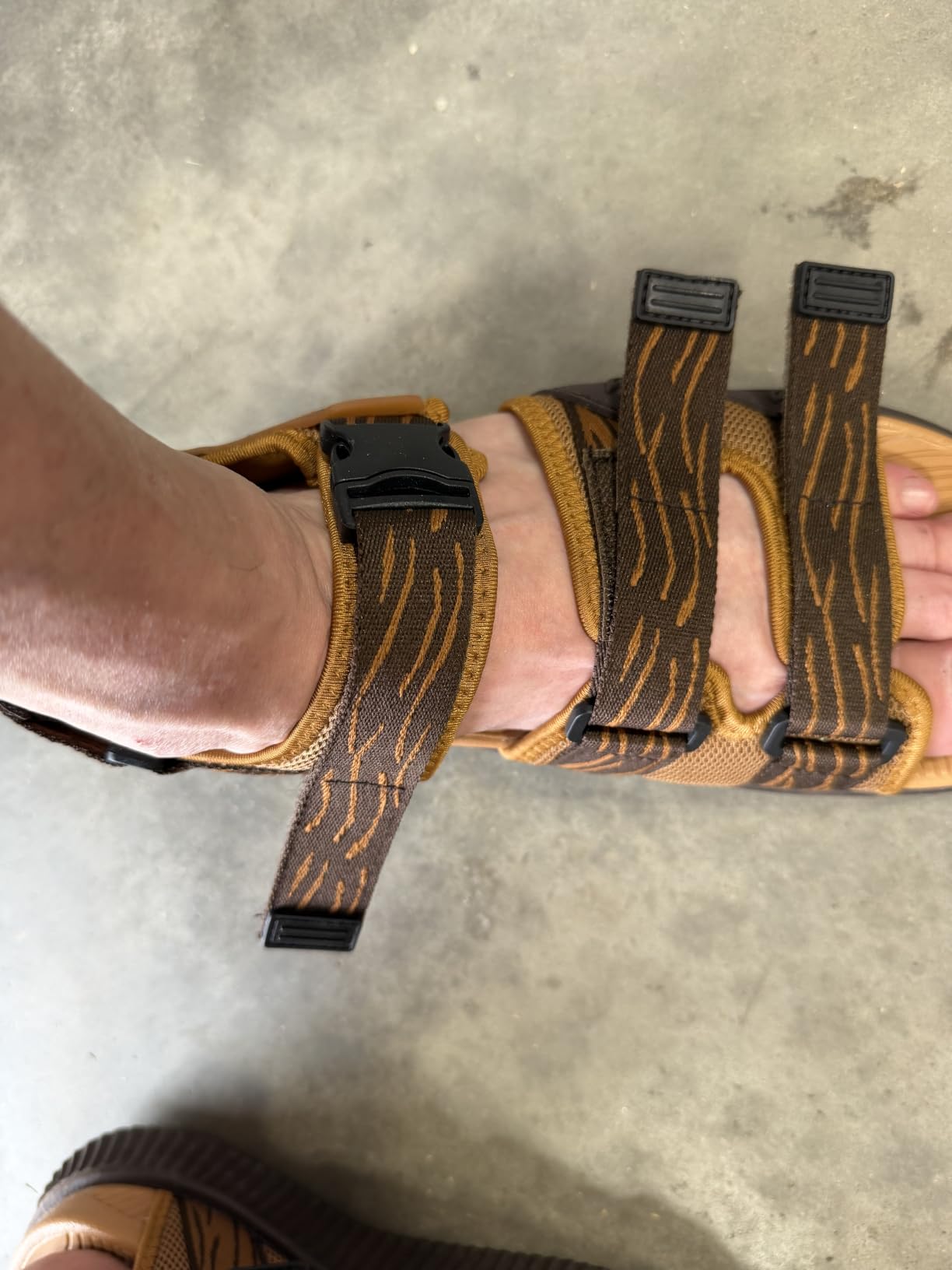 Mens Arch Support Hiking Sandals Orthopedic Athletic Walking Sandles customer photo 2