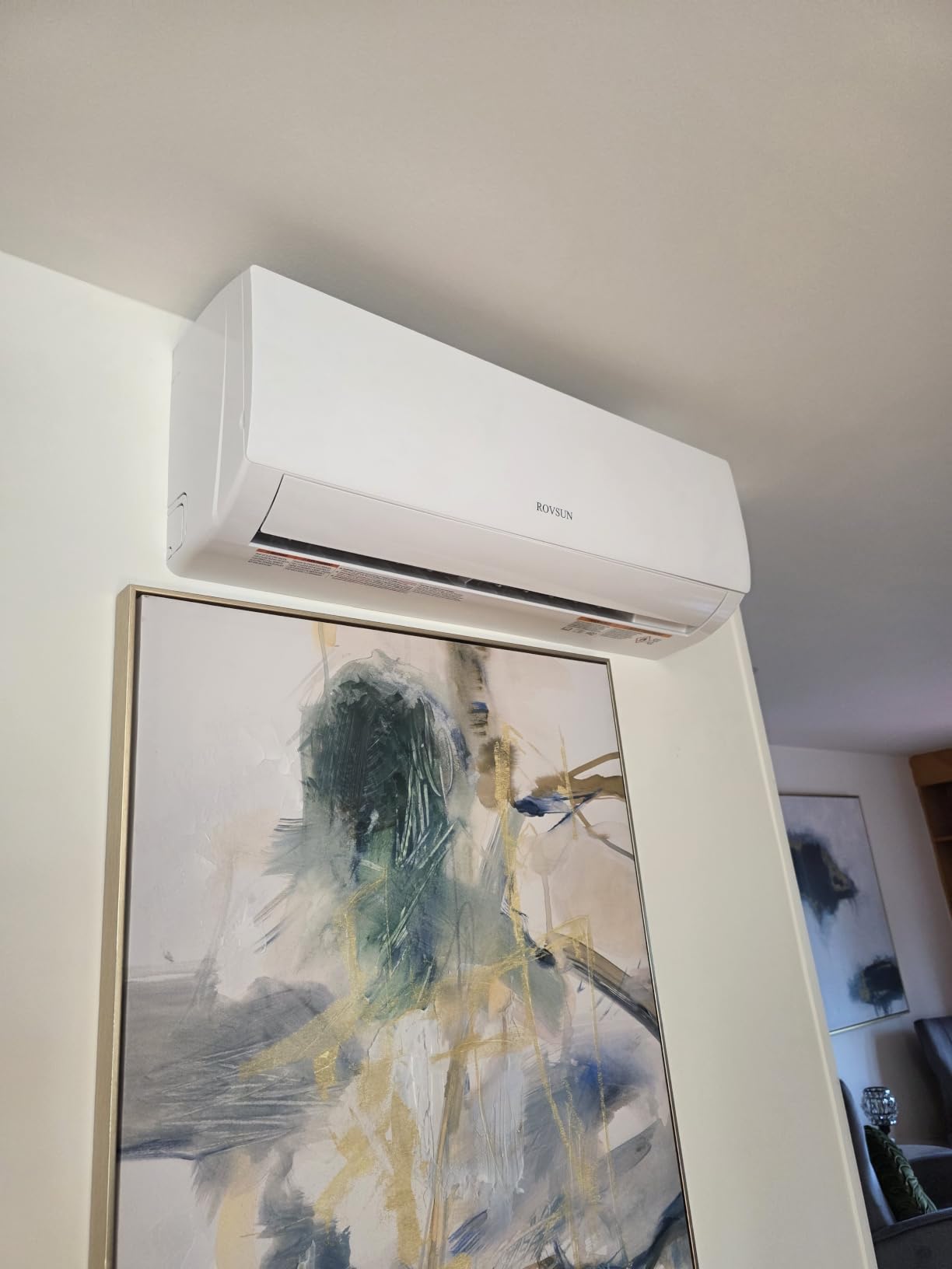 ROVSUN 3 Zone 28000 BTU (9K/9K/9K) Mini Split AC/Heating System, 20 SEER2 Tri Zone Ductless Wall Mounted Air Conditioner with Pre-Charged Condenser, Heat Pump & 25Ft Line Set, 208-230V customer photo 2