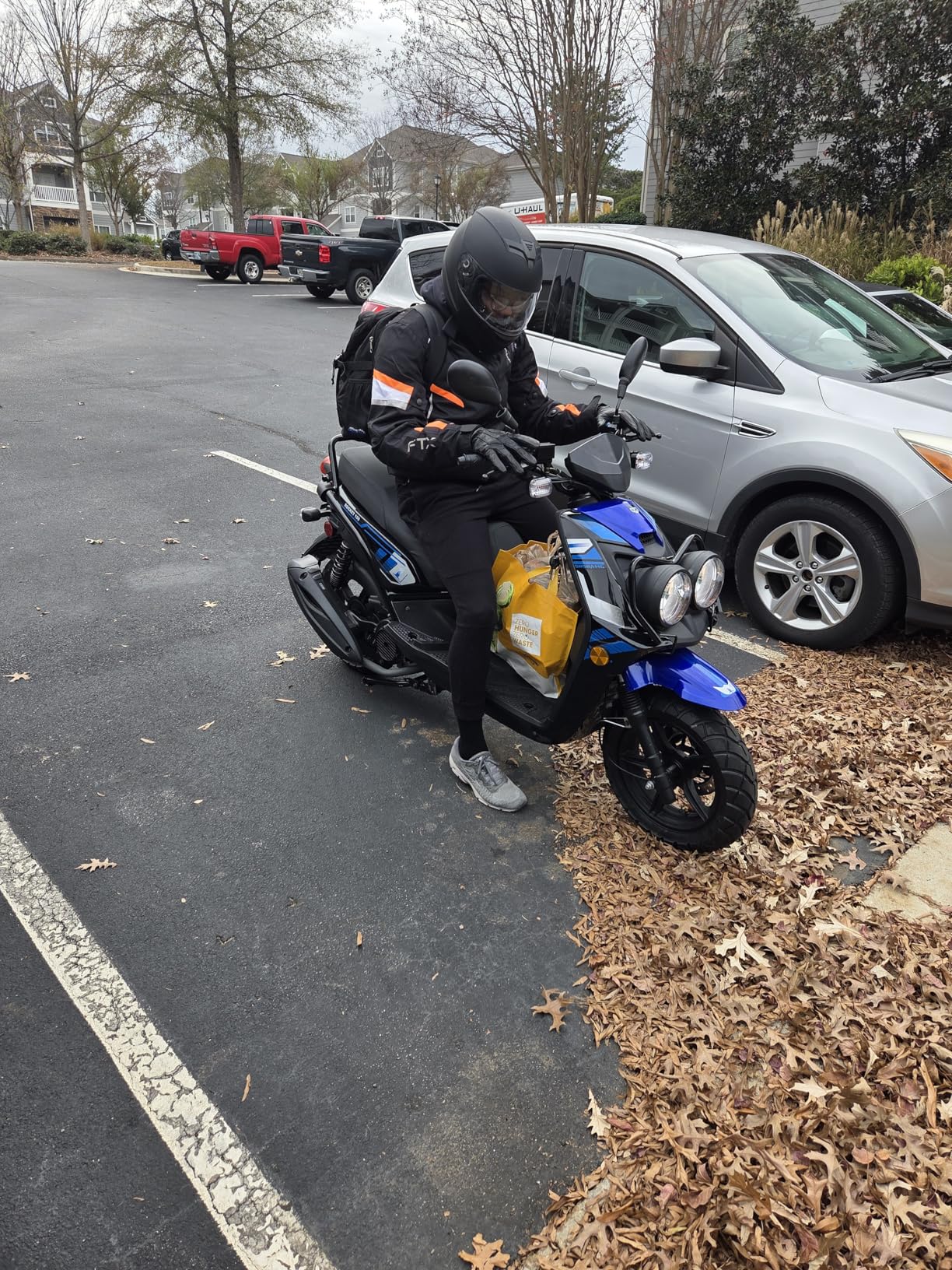 HHH Rocket 150 Moped Street Gas Scooter 150cc Motorcycle Automatic Adult Bike with 12 inch Aluminum Wheels (Black) customer photo 1