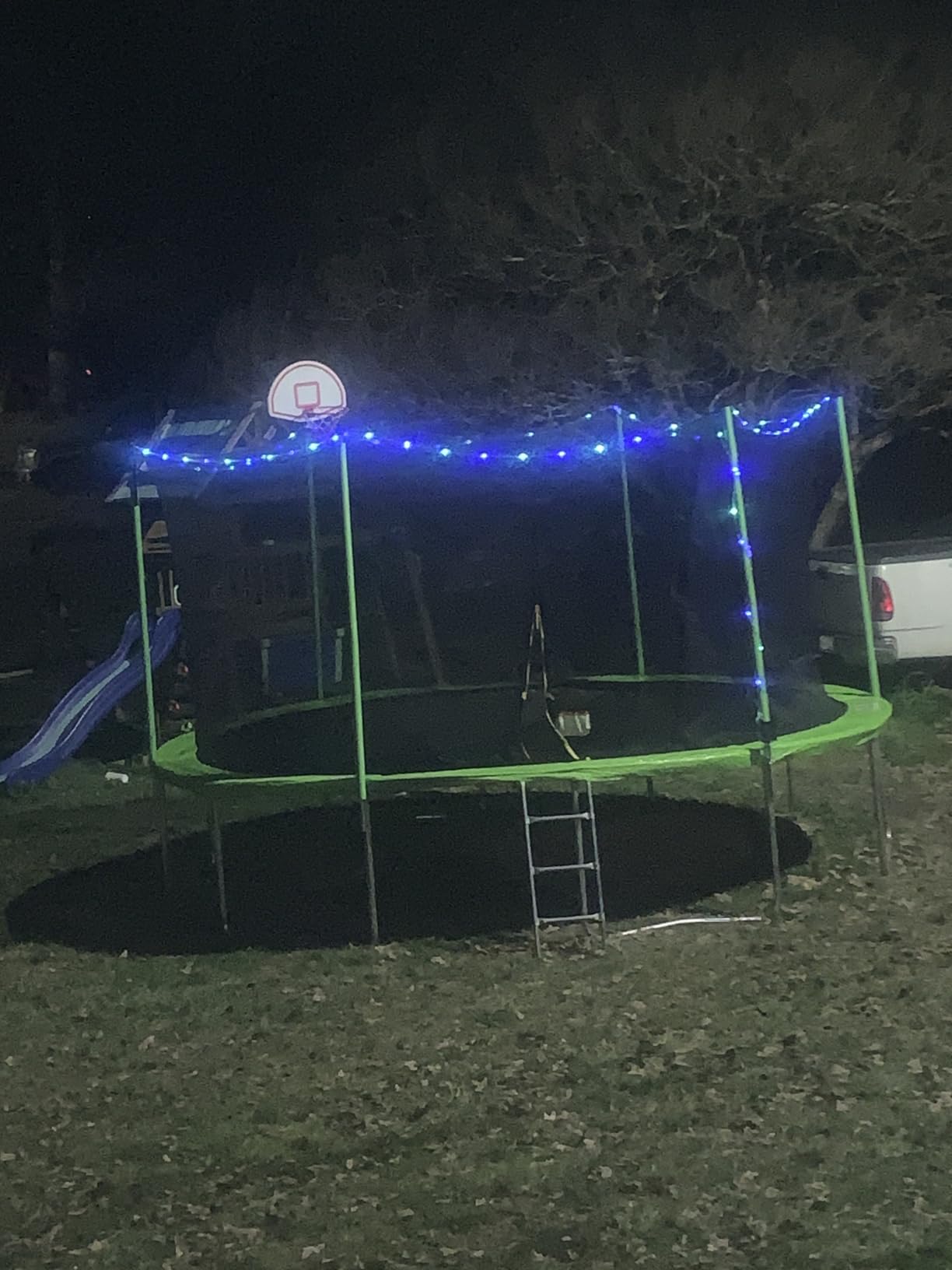 Lyromix Upgraded 16FT 15FT 14FT 12FT 10FT 8FT Trampoline Outdoor with Basketball Hoop and Net, Capacity for 4-6 Kids and Adults customer photo 1