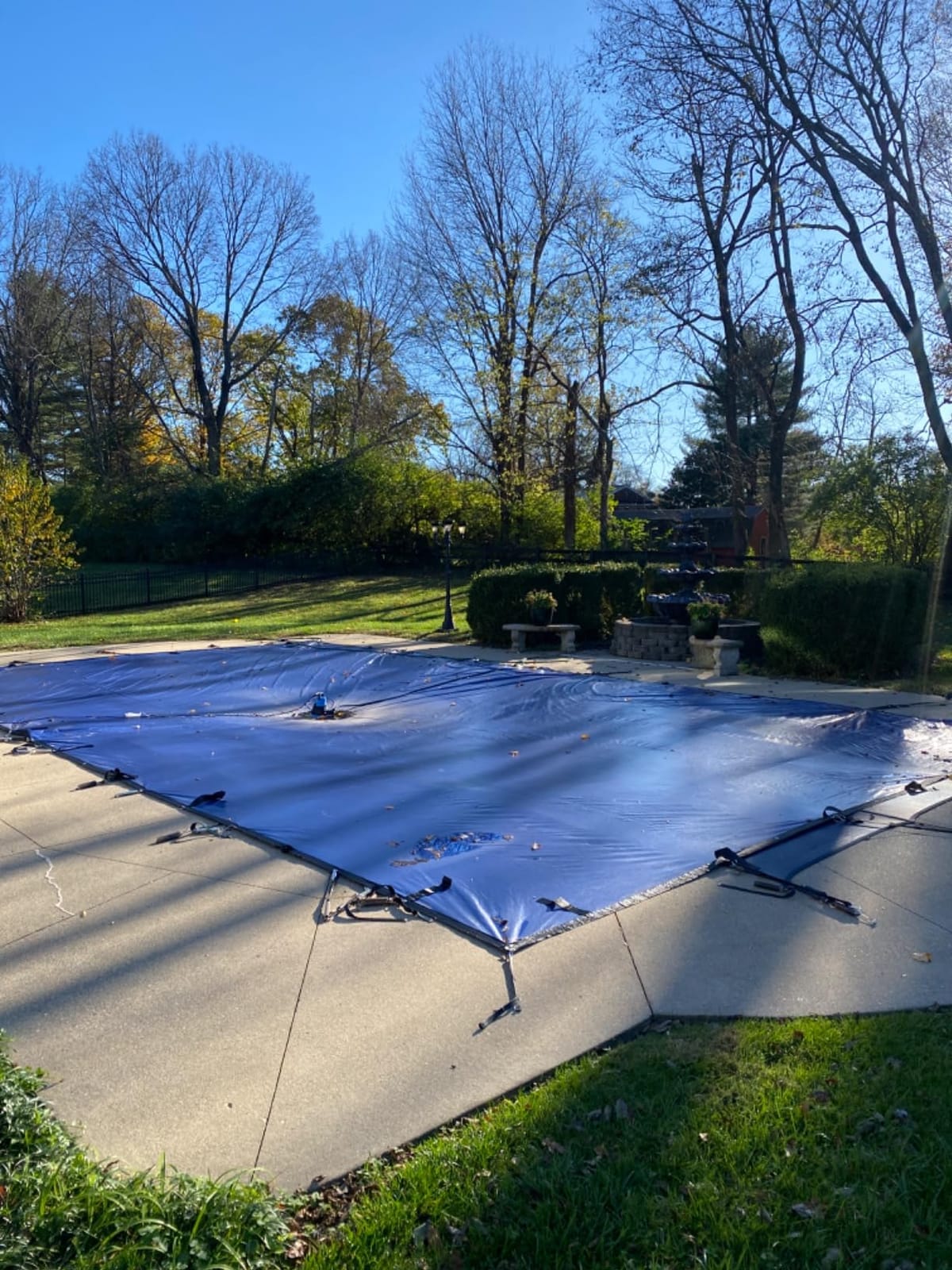20-Ft x 40-Ft Pool Cover for Inground Pools - Premium Inground Winter Cover, Extra Thick Material and Durable Design, Cold and UV-Resistance, Easy Installation, Royal Blue customer photo 2