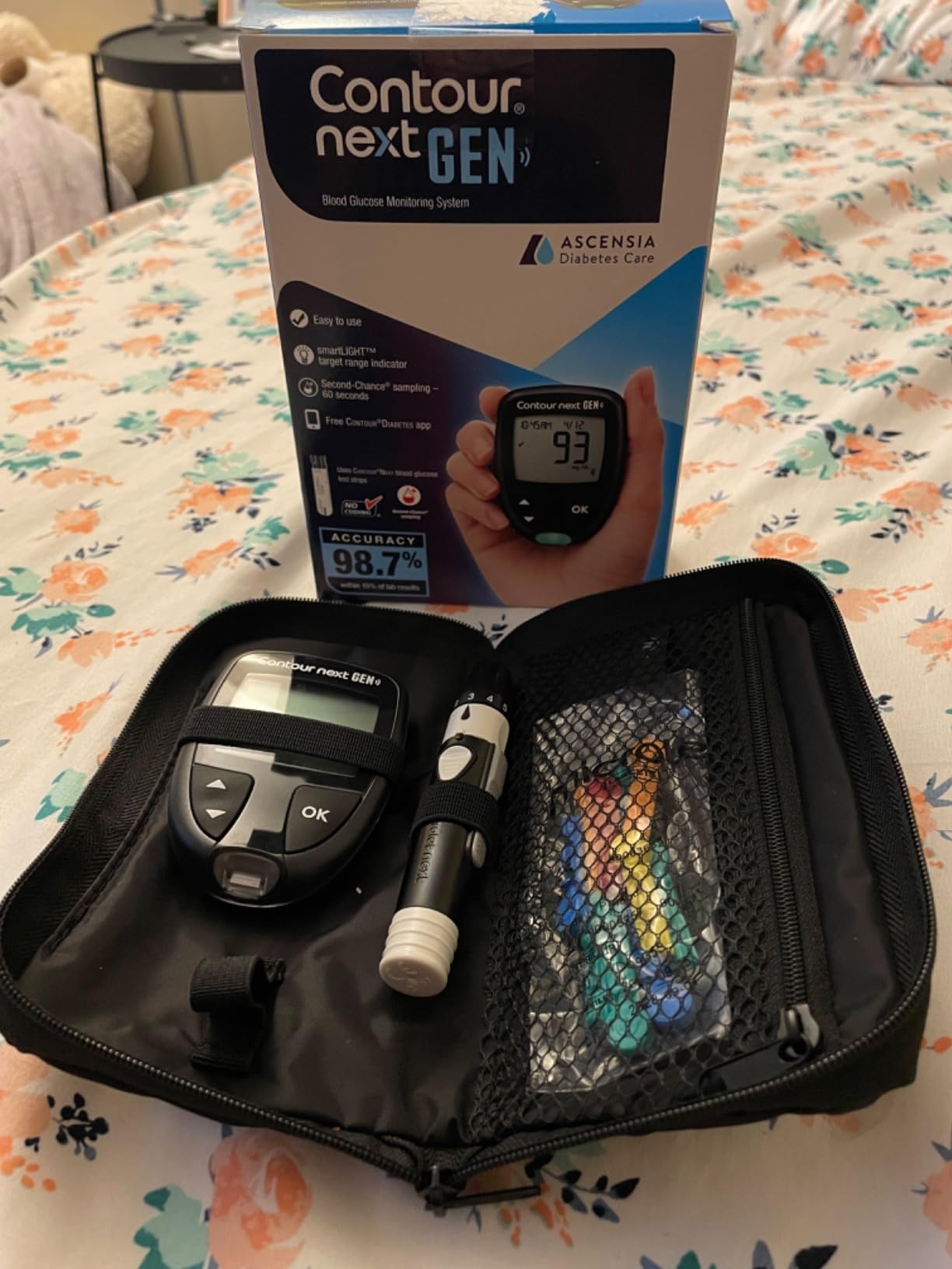 Ascensia CONTOUR NEXT GEN Blood Glucose Monitor All in One Kit + 20 Strips | Includes 20 Test Strips, Accurate Blood Sugar Monitor, Easy-to-Use Glucose Meter, Portable, Reliable Diabetes Testing Kit customer photo 2