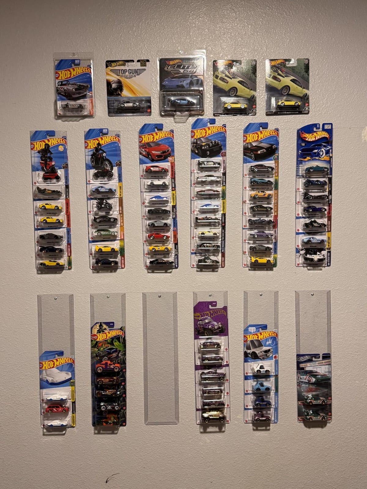 6Pcs Model Cars Display Case for Hot-Wheels Packaged Cars Wall Mount Shelf | Clear Toy Cars Storage Organizer Case Rack - Holds up to 60 Cars customer photo 1