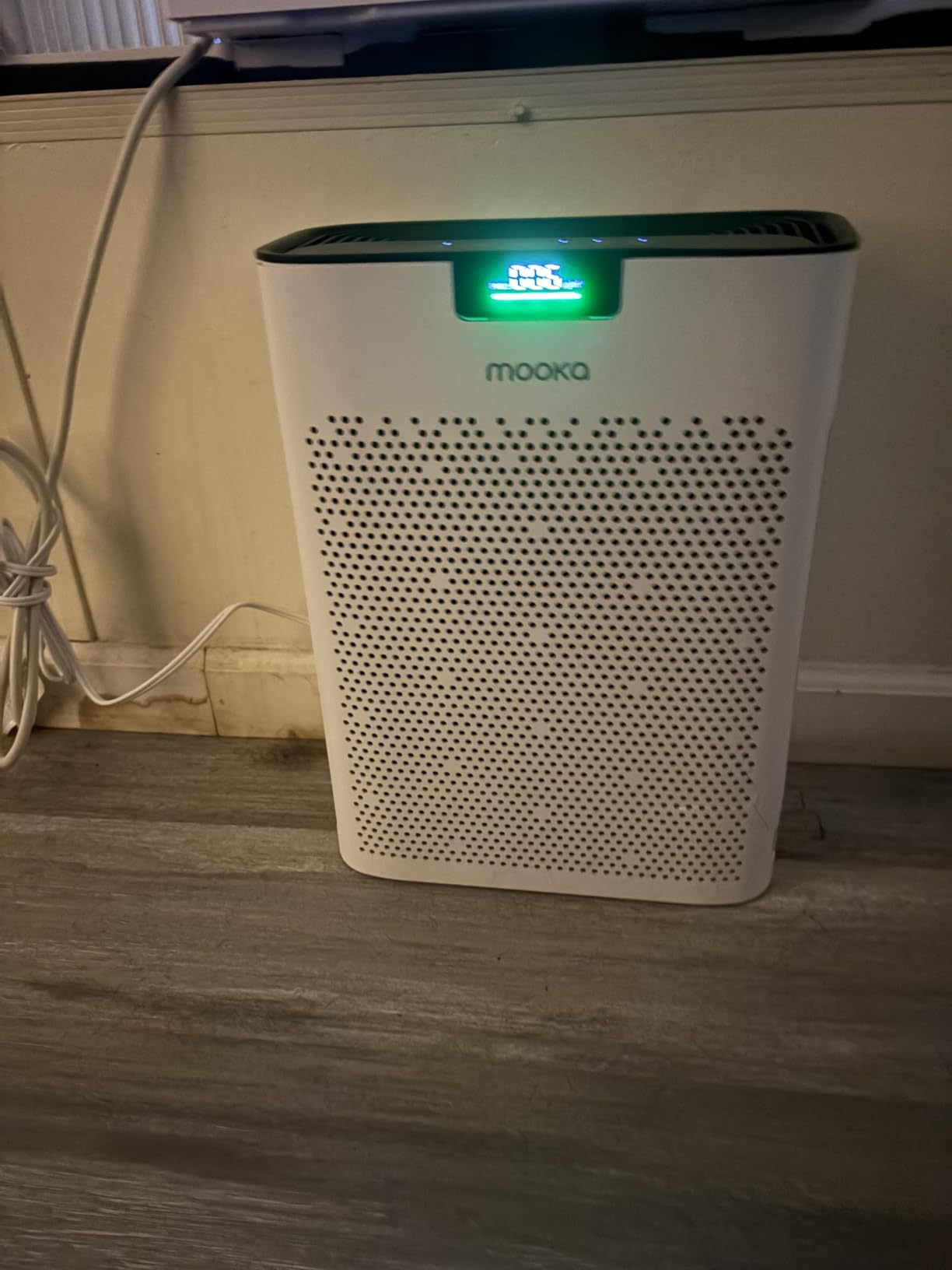 MOOKA Air Purifier for Home Bedroom Large Room 2200 Ft², True HEPA Filter, Washable Pre-Filter, Auto Mode, Quiet Sleep Mode, Air Quality Monitor, KJ190H customer photo 1