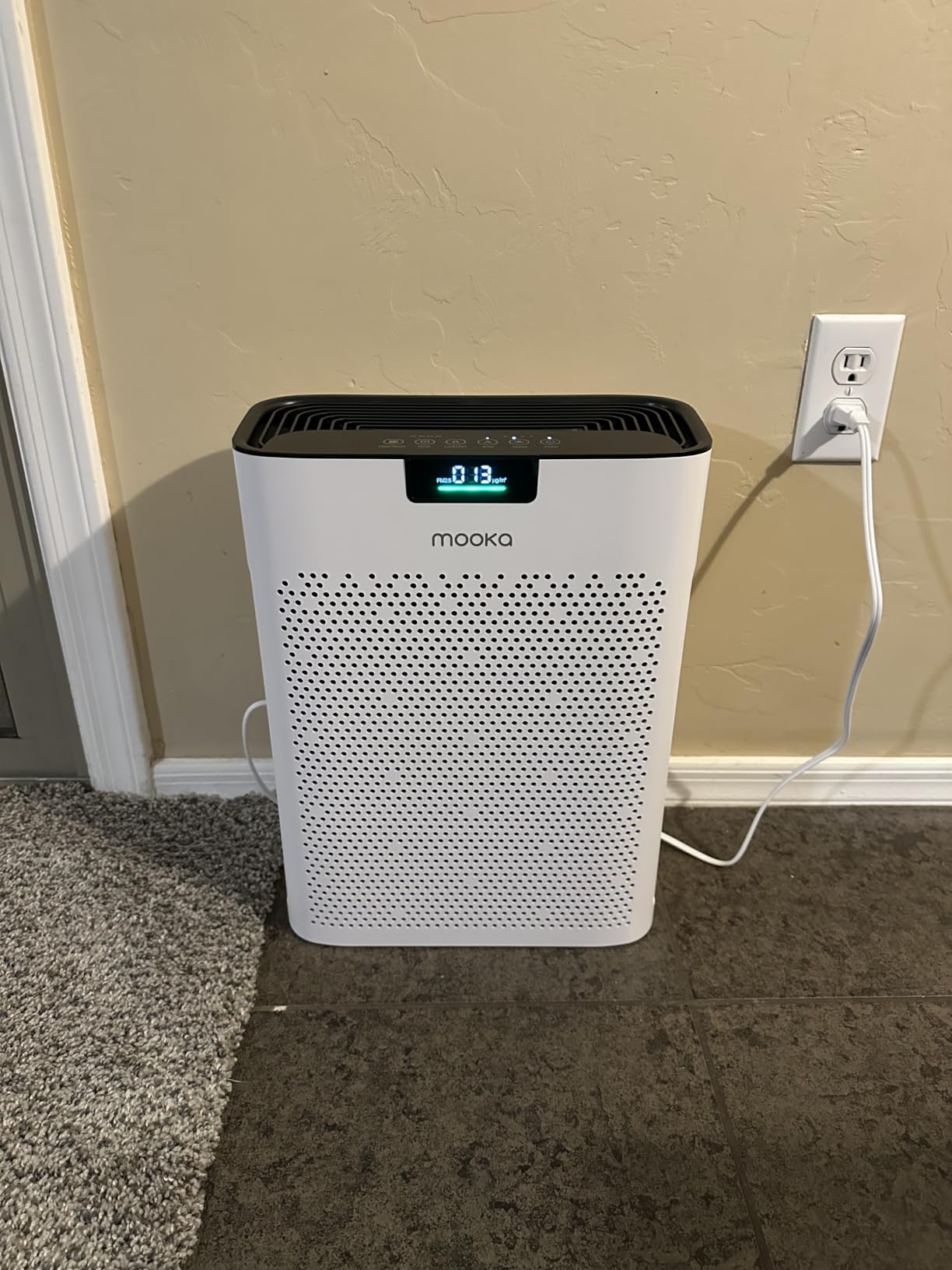 MOOKA Air Purifier for Home Bedroom Large Room 2200 Ft², True HEPA Filter, Washable Pre-Filter, Auto Mode, Quiet Sleep Mode, Air Quality Monitor, KJ190H customer photo 2