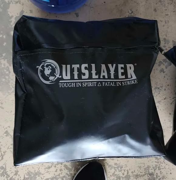 Outslayer Heavy Duty Punching Bag Stand - 7.8ft / 6.8ft Heavy Bags up to 350lbs - Made in USA customer photo 2