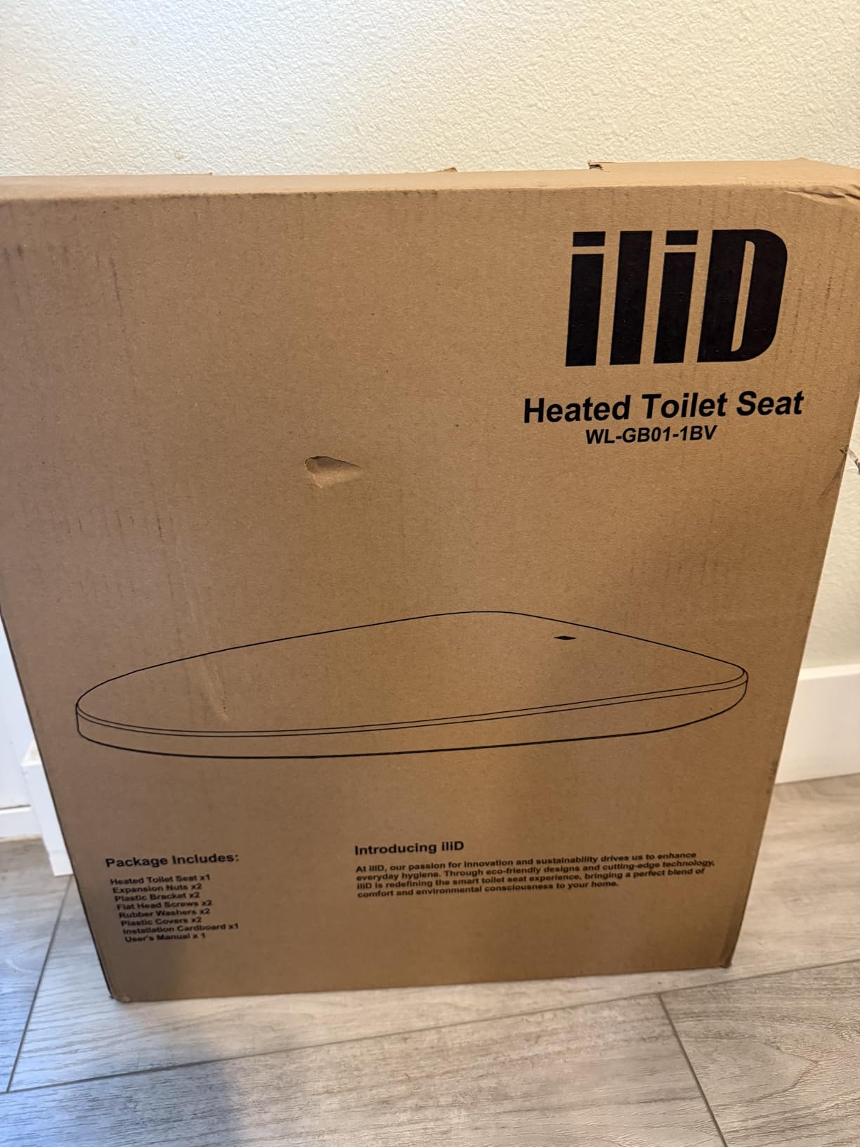 iliD Heated Toilet Seat with Night Light, Electric, 3-Level Temp, Elongated | 3 Adjustable Temperature Levels of 90F, 95F, 100F, Ultra-Low Energy Consumption, Soft Close, 3D Curved, IPX4 Waterproof customer photo 1