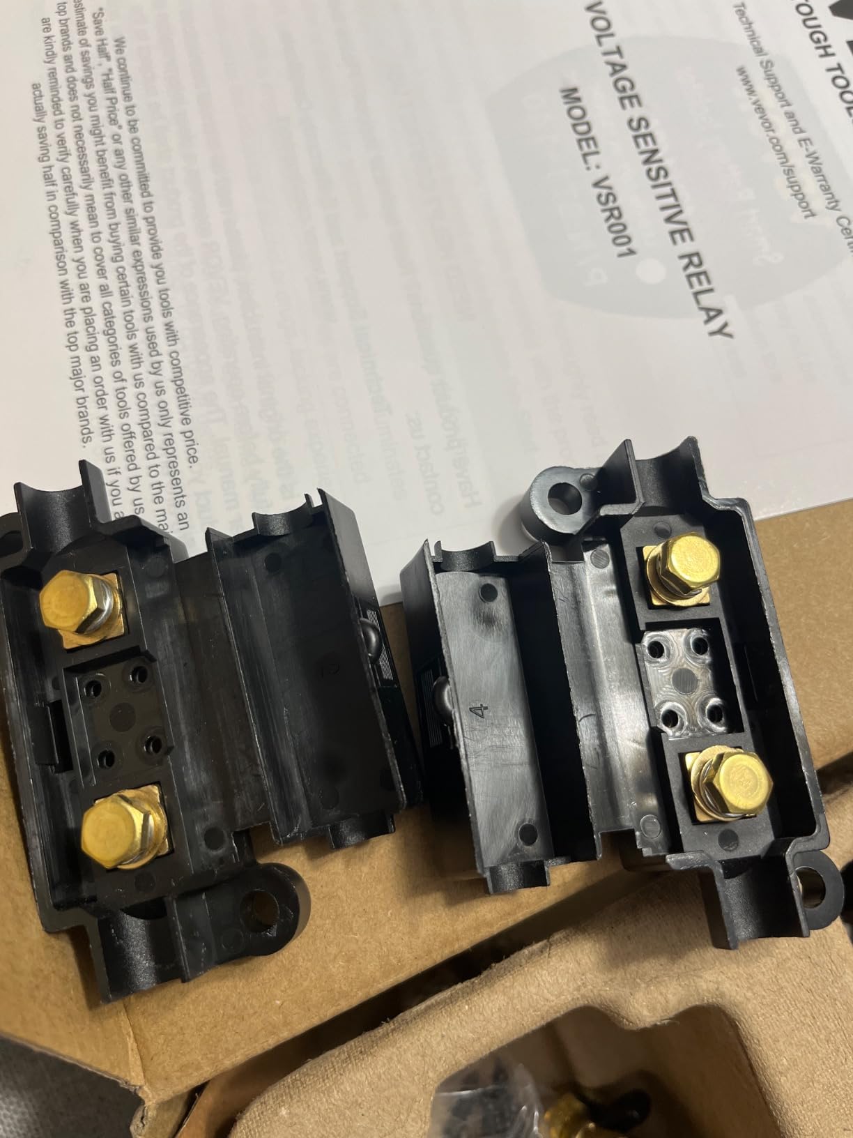 VEVOR Split Charge Relay Kit, 6mtr 12V, Automatic Dual Battery Isolator Kit with 140AMP Voltage Sense Relay VSR customer photo 1