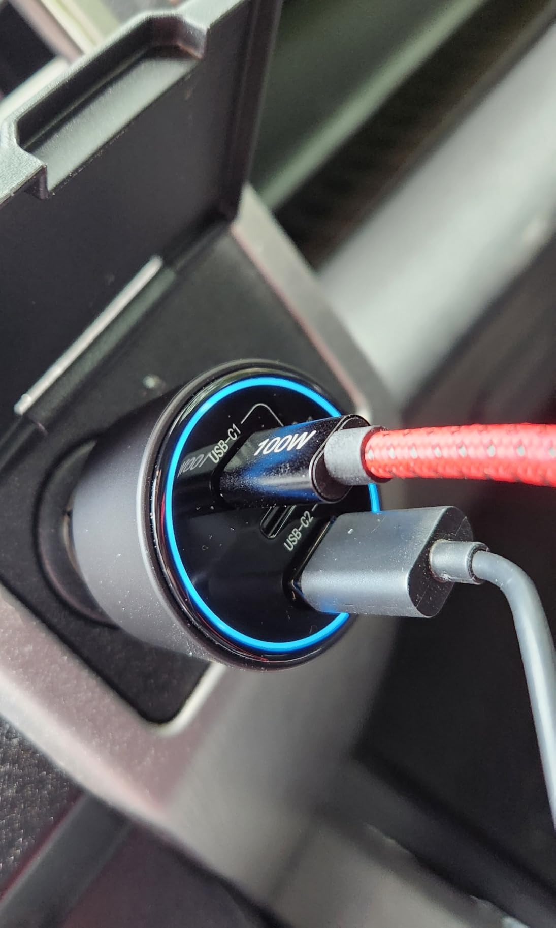 USB C Car Charger Fast Charging 200W, Dual PD 100W Type C Car Charger | PD3.0/QC4.0/PPS Cigarette Lighter Adapter for iPhone 16/15/14/13/12, Galaxy S22/S21 Ultra, MacBook, Laptop etc customer photo 1