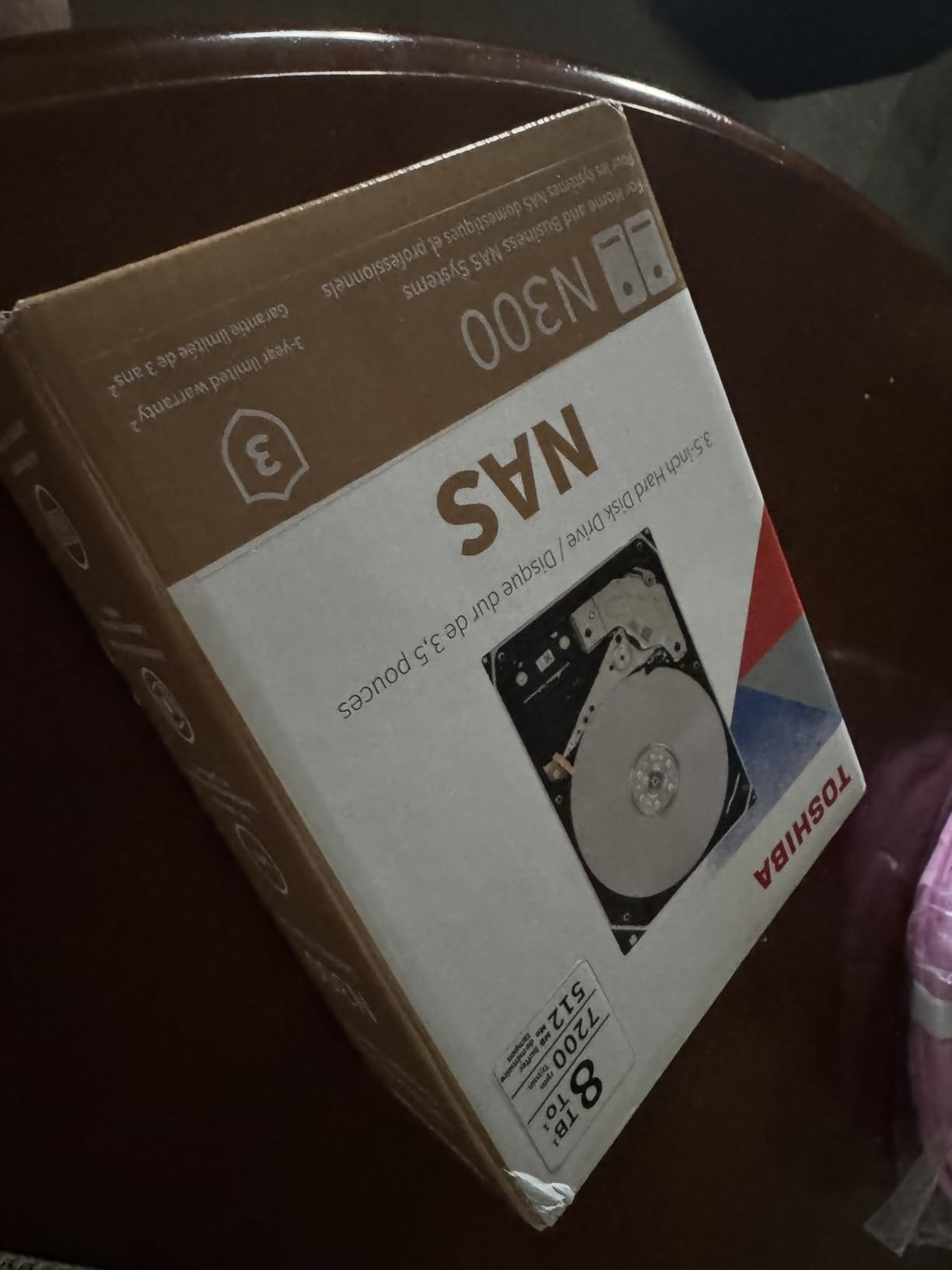 Toshiba N300 20TB NAS 3.5-Inch Internal Hard Drive - CMR SATA 6 GB/s 7200 RPM 512 MB Cache - HDWG62AXZSTA customer photo 2