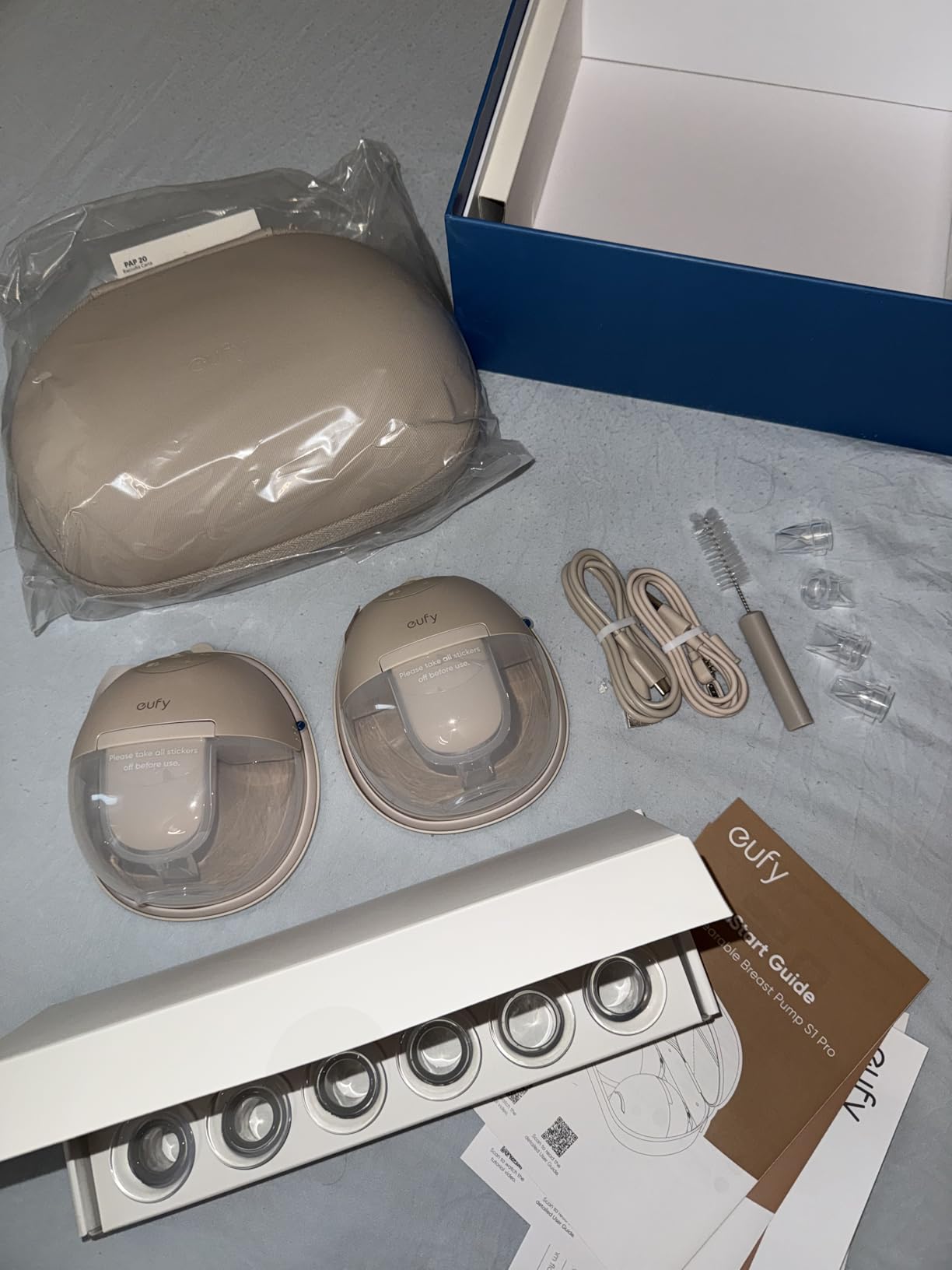 eufy Security Heated Wearable Breast Pump S1, HeatFlow, Hands-Free customer photo 2
