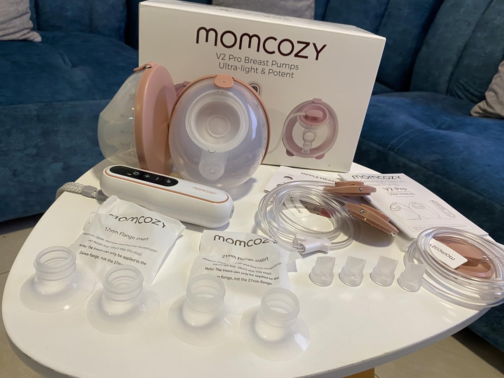 Momcozy V1 Pro Wearable Breast Pump, Hospital-Grade Pocket Primary Pump customer photo 2