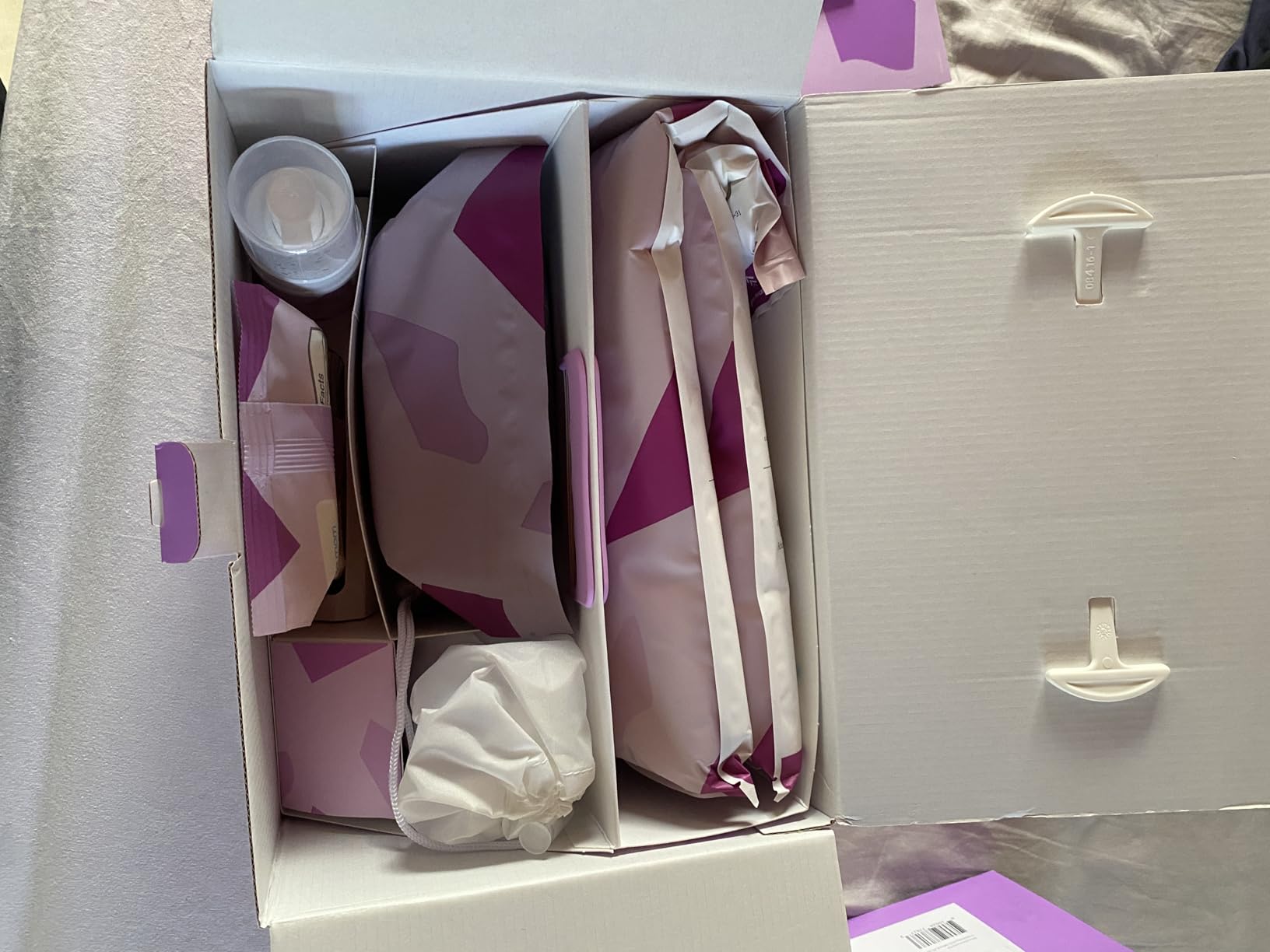 Frida Mom 11pc Postpartum Essentials Kit, Hospital Bag Basics for New Mom | Disposable Underwear, Ice Maxi Pads, Perineal Healing Foam, 24 Pad Liners & Peri Bottle for New Moms customer photo 2