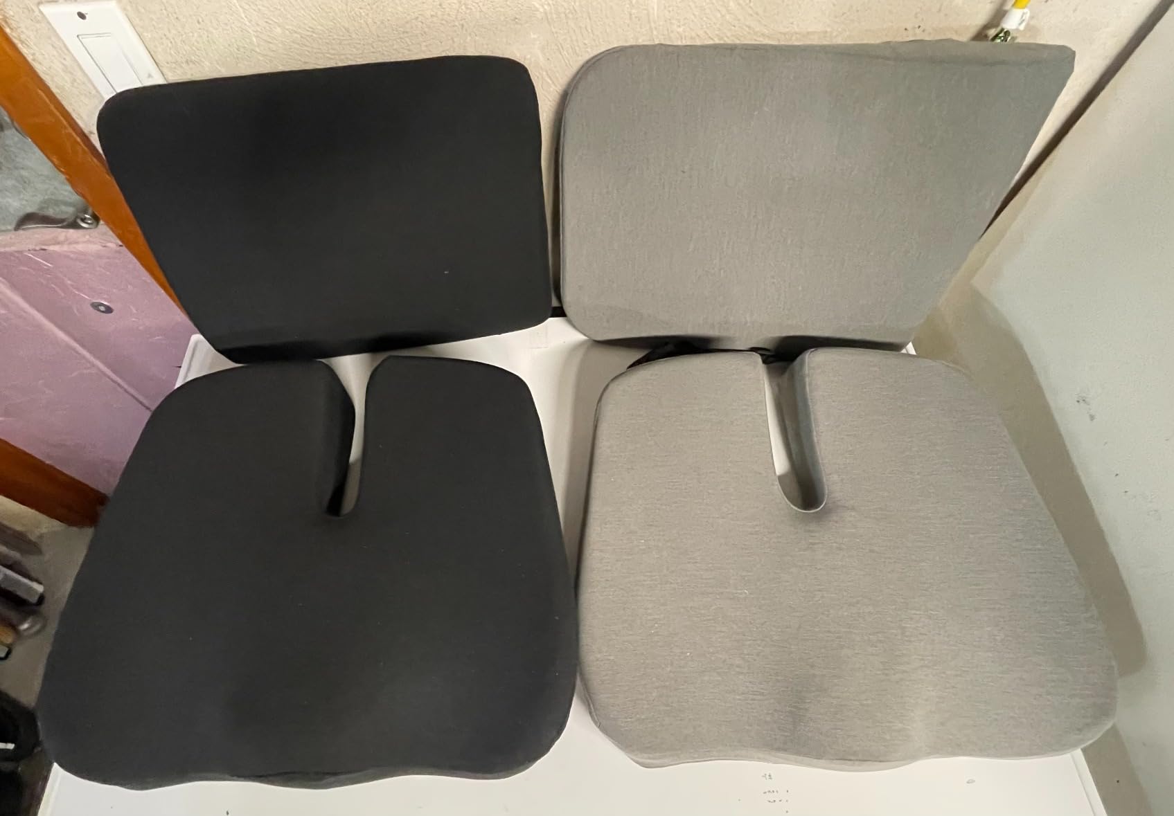 Elmara Doctor-Designed Semi-Truck Seat Cushion for Truck Driver - Trucker Seat Cushion & Back Support - 2-Piece Ergonomic Set customer photo 1