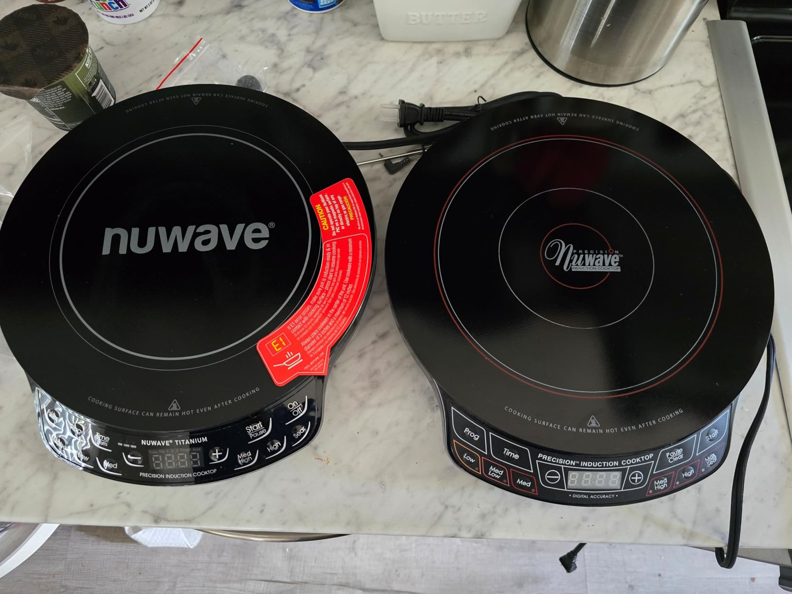 Nuwave Upgraded Induction Cooktop with Patented Digital Temp Probe | 3 Wattage Controls, 8