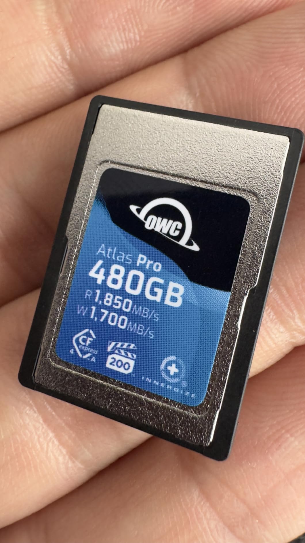 OWC Atlas Pro 480GB CFexpress 4.0 Type A Memory Card customer photo 2