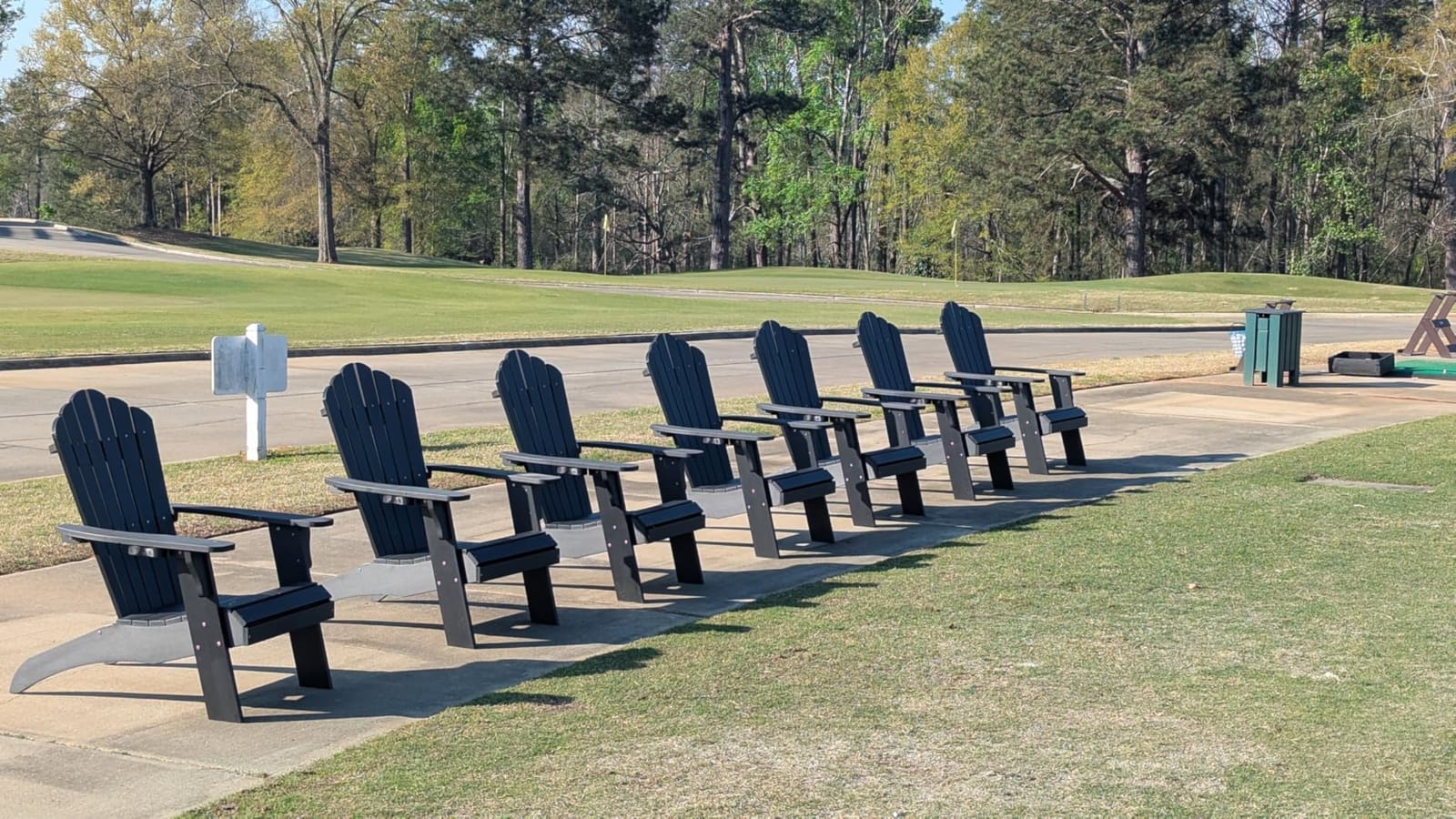 Oversized Adirondack Chair with Cup Holder (1pc, Light Gray) | Poly Lumber Patio Chairs, 350Lbs Support, All Weather Patio Chairs for Fire Pit Deck Backyard Patio Outdoor Garden customer photo 2