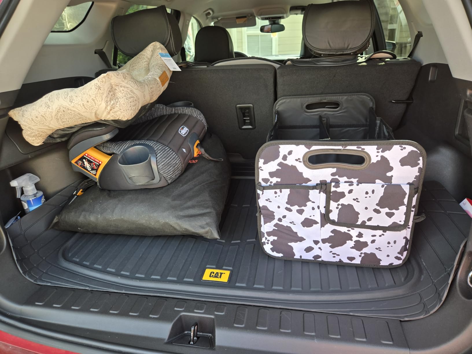 Femuar Car Trunk Organizer - Collapsible Car Storage for SUV/Jeep/Sedan | Large Capacity Waterproof, 600D Oxford, 2 Compartments customer photo 2