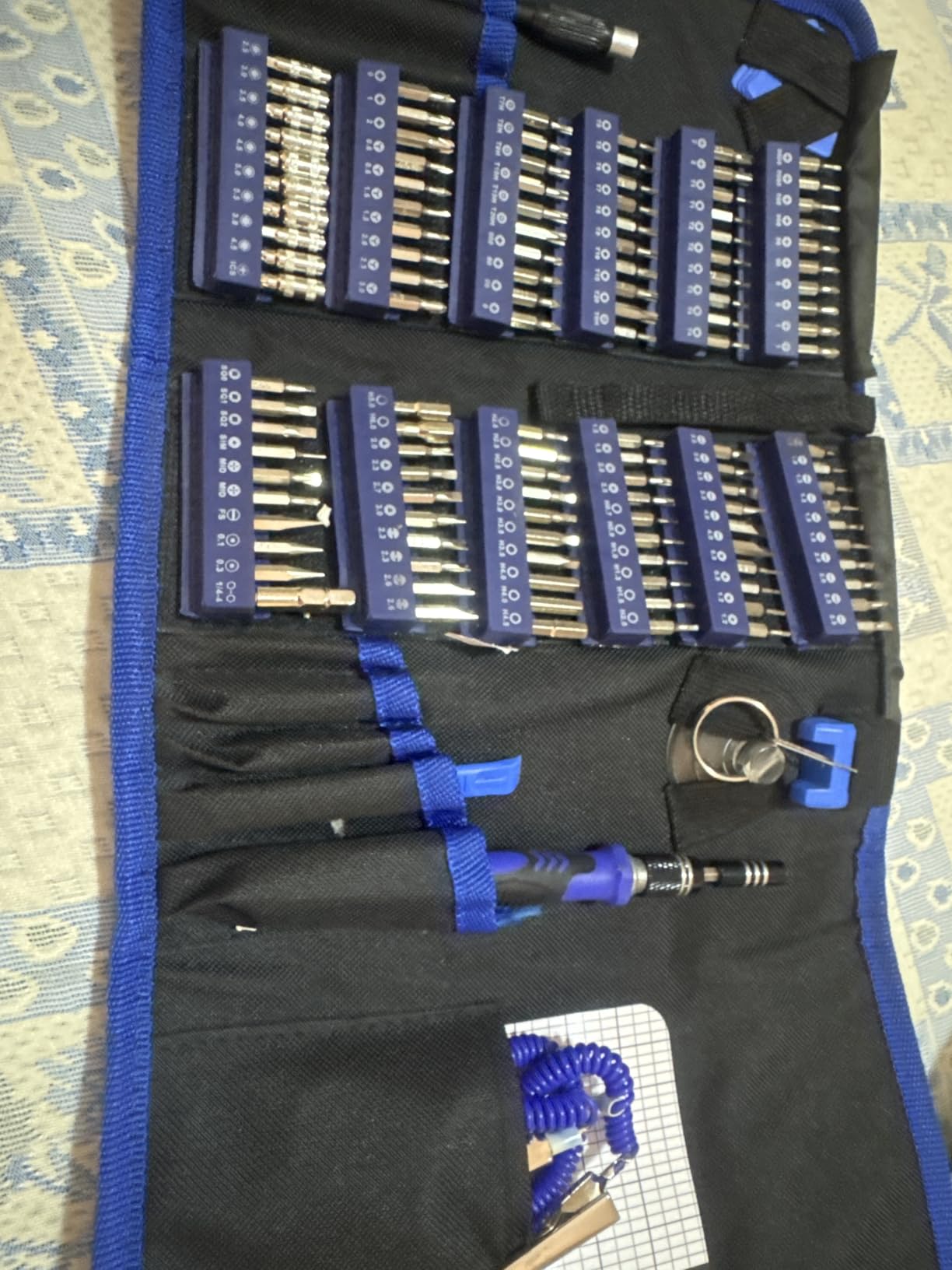 Mini Electric Screwdriver Set 140-IN-1: Small Electric Screwdriver Cordless | 120 Precision Bits, 5 Torque Settings, 4 LED Light, Magnetic Power Screwdriver Repair Tool Kit for PC RC Electronics customer photo 1