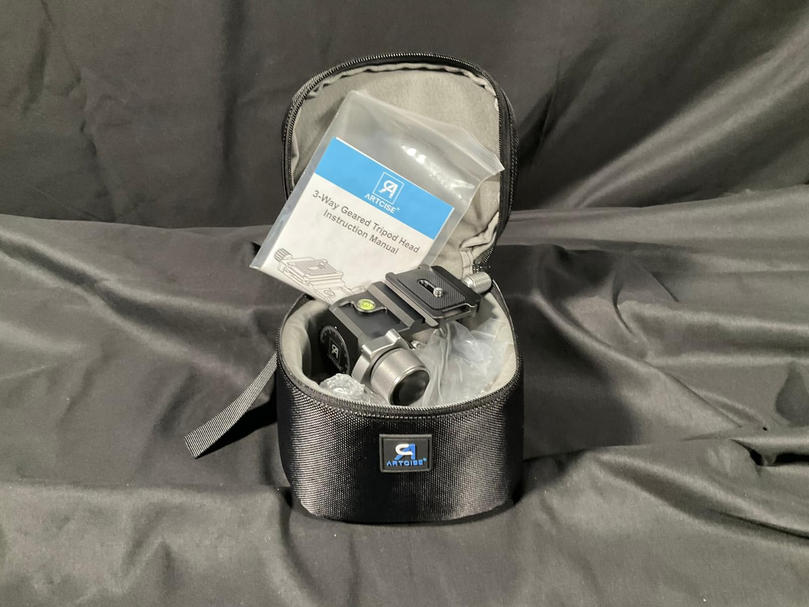 3-Way Geared Tripod Head ARTCISE Professional Geared Tripod Head with Arca Type QR Plate and 360° Panoramic Arca Type QR Plate,Millimeter Micro-Adjustment,Full CNC Aluminum Alloy,Max Load 13lbs customer photo 2