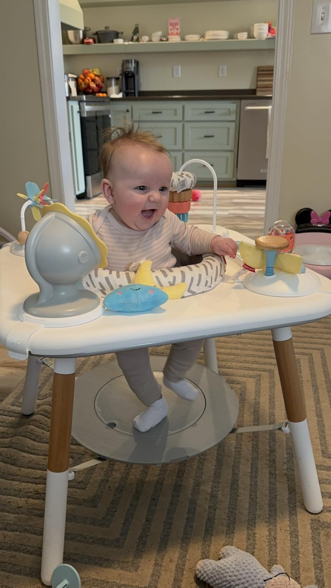Skip Hop Discoverosity Montessori-Inspired 3-Stage Activity Center & Play Table for Baby Ages 4m+ customer photo 1