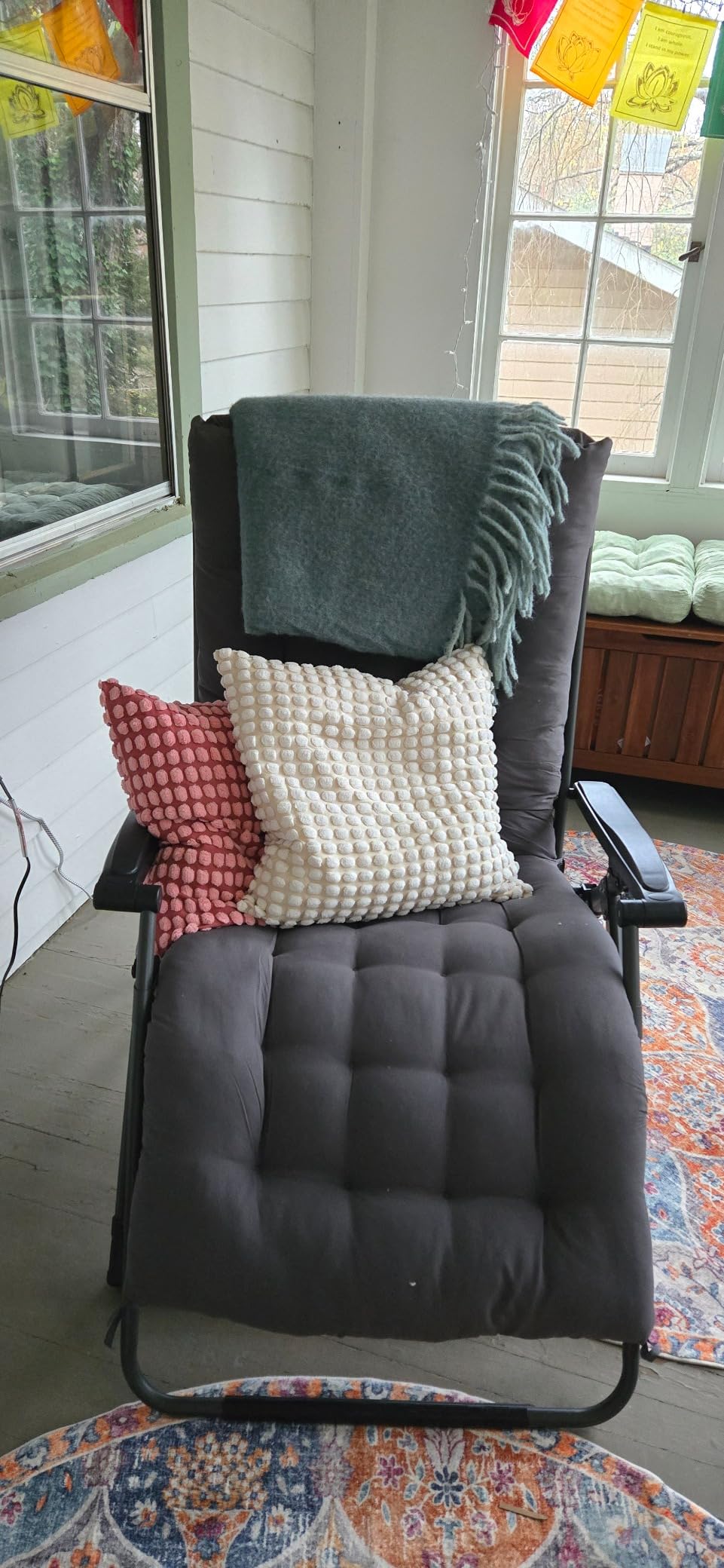 HOMSHADE 33 Inch XXL Oversized Zero Gravity Chair, Support 500 LBS, Black customer photo 2