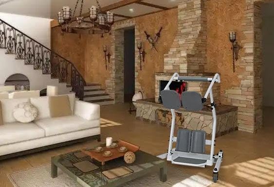 ELENKER Stand Assist Lift - Sit to Stand Lift Patient Transport Unit for Elderly - Adjustable seat Height and Base width customer photo 2