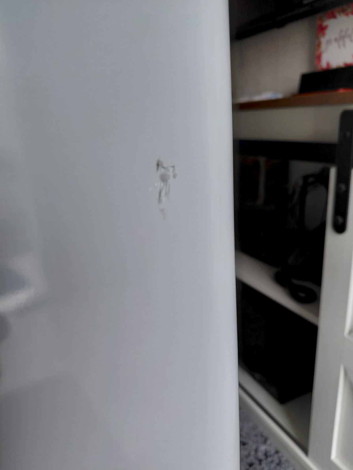BLACK+DECKER 17 Cu. Ft. Convertible Freezer Refrigerator, Upright Freezer with Glass Shelves, ENERGY STAR rated, Frost Free, BUC1700XW, White customer photo 2