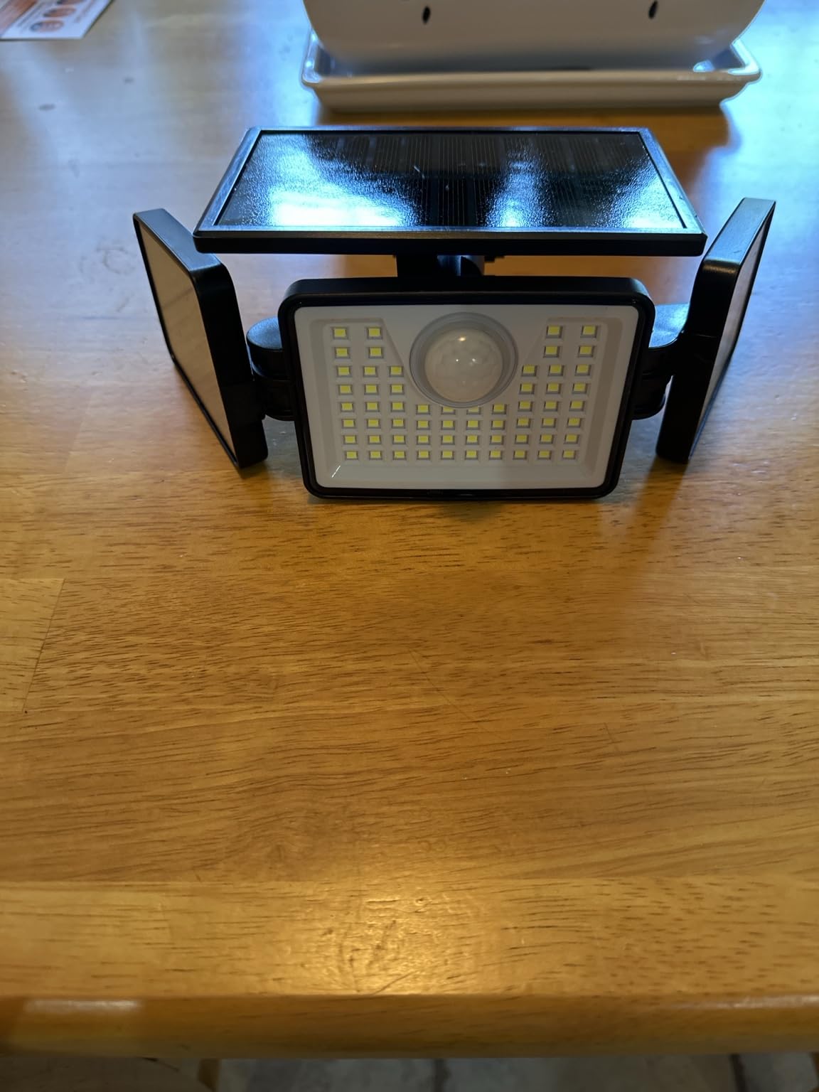 daphino 2500LM Solar Lights, Motion Sensor Outdoor Lights, 3-Head, 2 Pack | 270° Wide-Angle Street & Area Coverage, IP65 Waterproof Security Lighting, 3 Lighting Modes, Non-Remote customer photo 2