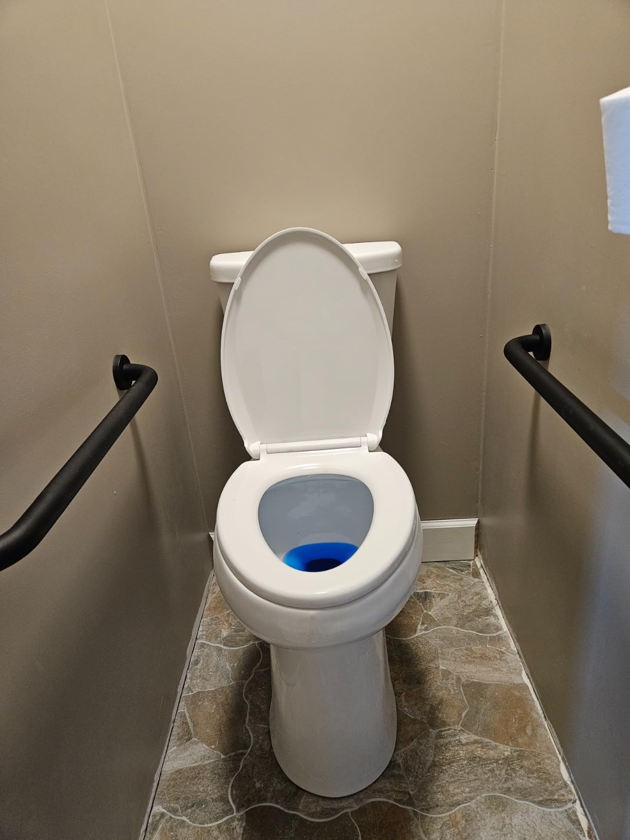 Miuara Elongated Tall Toilet 19 Inch for Seniors - 1.1/1.6 GPF Dual Flush Two Piece ADA High Toilet for Bathroom, 19 Inch Bowl Height, 20 Inch Seat Height, 12 Inch Rough In, Glossy White customer photo 1