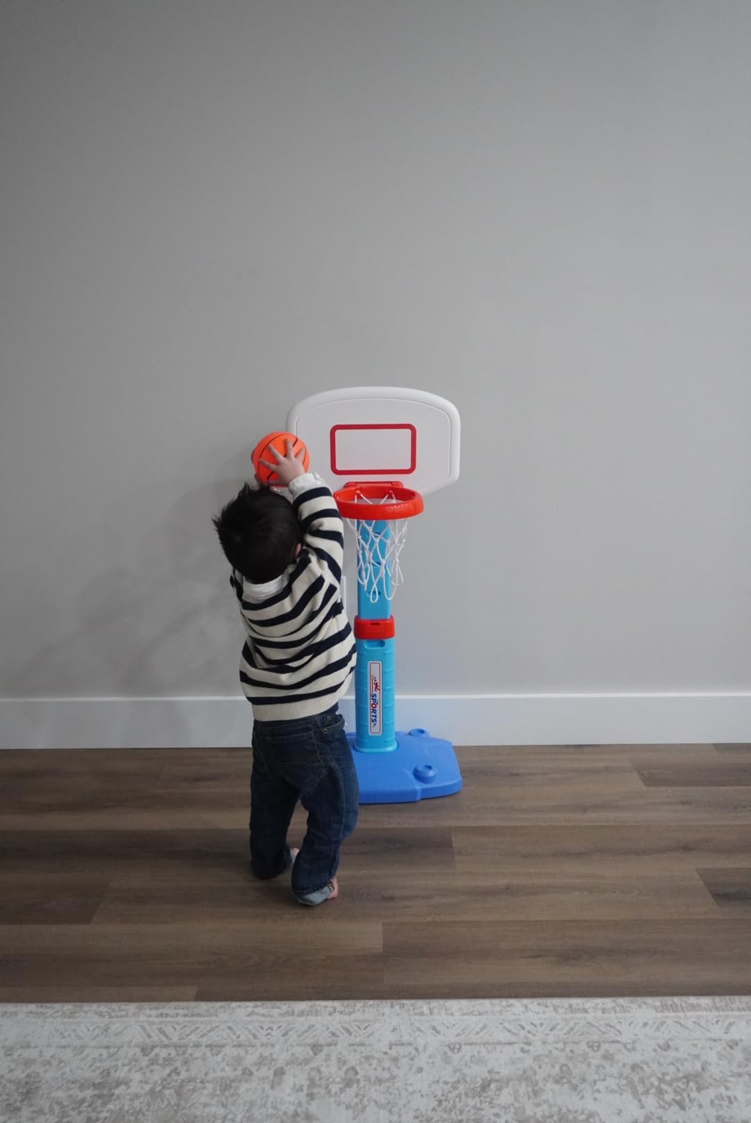 Toddler Basketball Hoop, Kids Toys Basketball Hoops for Indoor Outdoor Play | Adjustable Mini Basketball Hoop with 3 Balls for Outside, Pool, Christmas Birthday Sport Gift for Baby Boy Girl Ages 2 3 4 customer photo 2