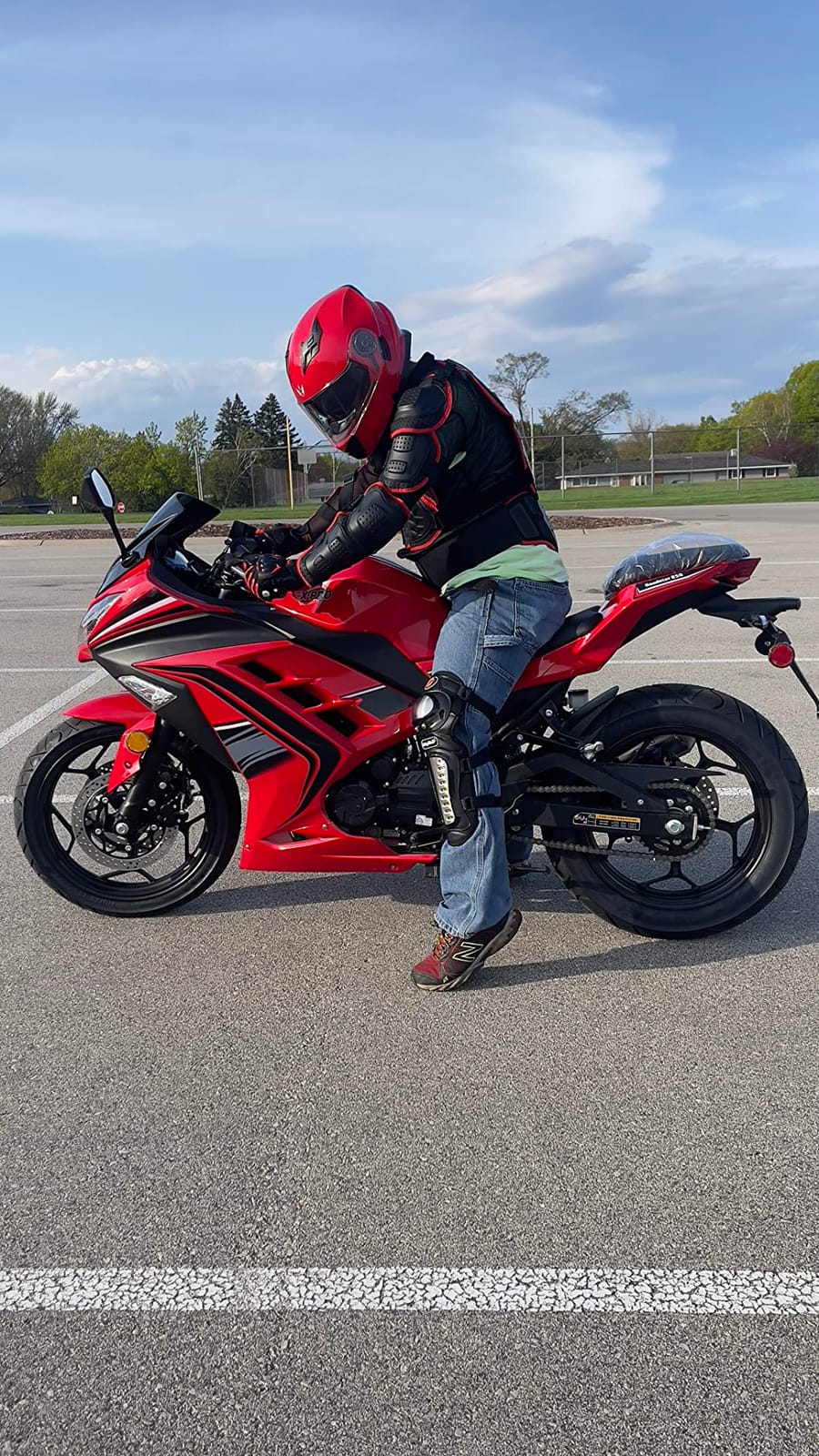 X-PRO 250cc 6 Speed EFI Fuel Injection Dirt Bike Motorcycle Bike Street Bike Motorcycle Assembled in Crate (Red) customer photo 2