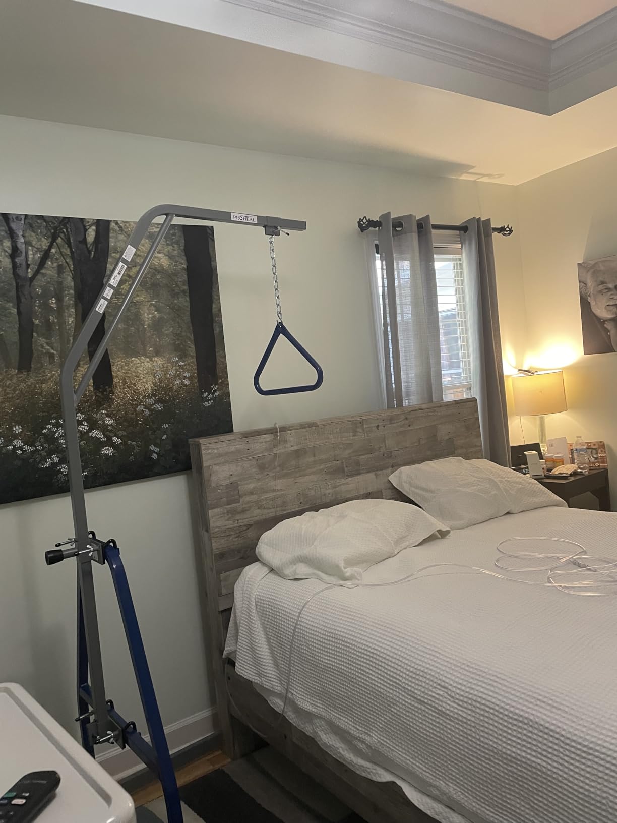 ProHeal Medical Trapeze Bar for Bed Mobility - Standard Trapeze Bar Set with 250 lb. Weight Capacity - Bed Pull Up Assist for Elderly and Bedridden Patients customer photo 2
