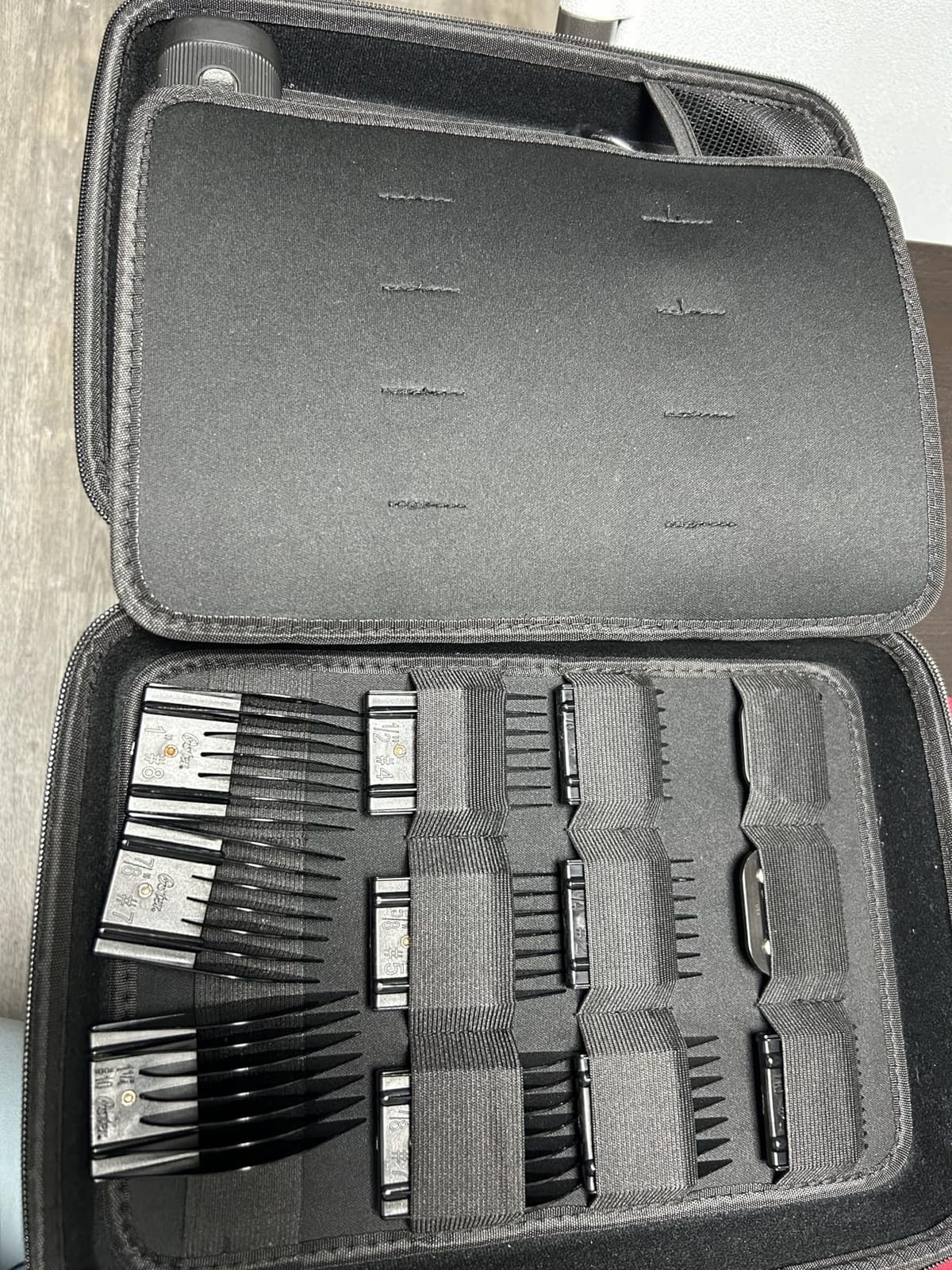 Boobowl Hard Travel Case for Hair Clippers, Barber Tool Organizer - Black | Case Only for Clippers, Trimmers, Guards, Shears, Combs, Chargers and Small Grooming accessories, Travel and Home Grooming customer photo 1
