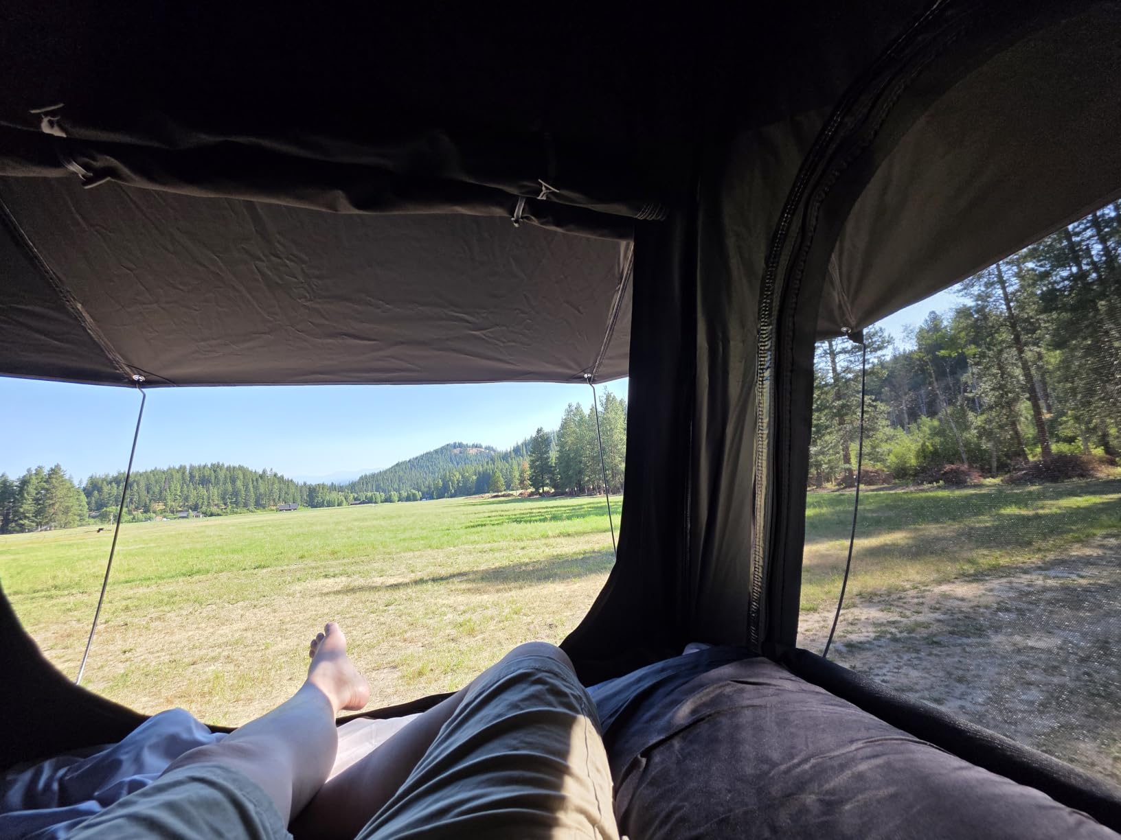 Rooftop Tent Hard Shell, Solar Panel Roof Top Tent Hardshell, Pop Up Rooftop Camping for Jeep Truck Car SUV Van Wrangler customer photo 2
