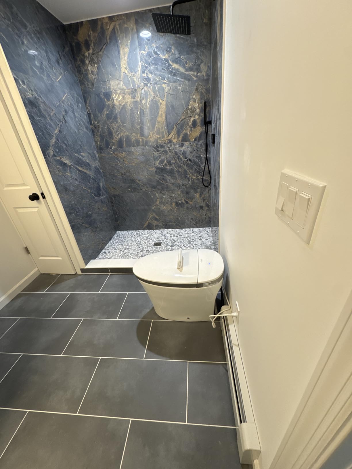 EPLO Smart Toilet with Bidet Built In, Luxury Bidet with Heated Seat ADA Comfort Height & Foam Dispenser, Elongated Japanese Toilet with Automatic Flush, Dryer, Night Light, TEMP Display - iX7 MT customer photo 2