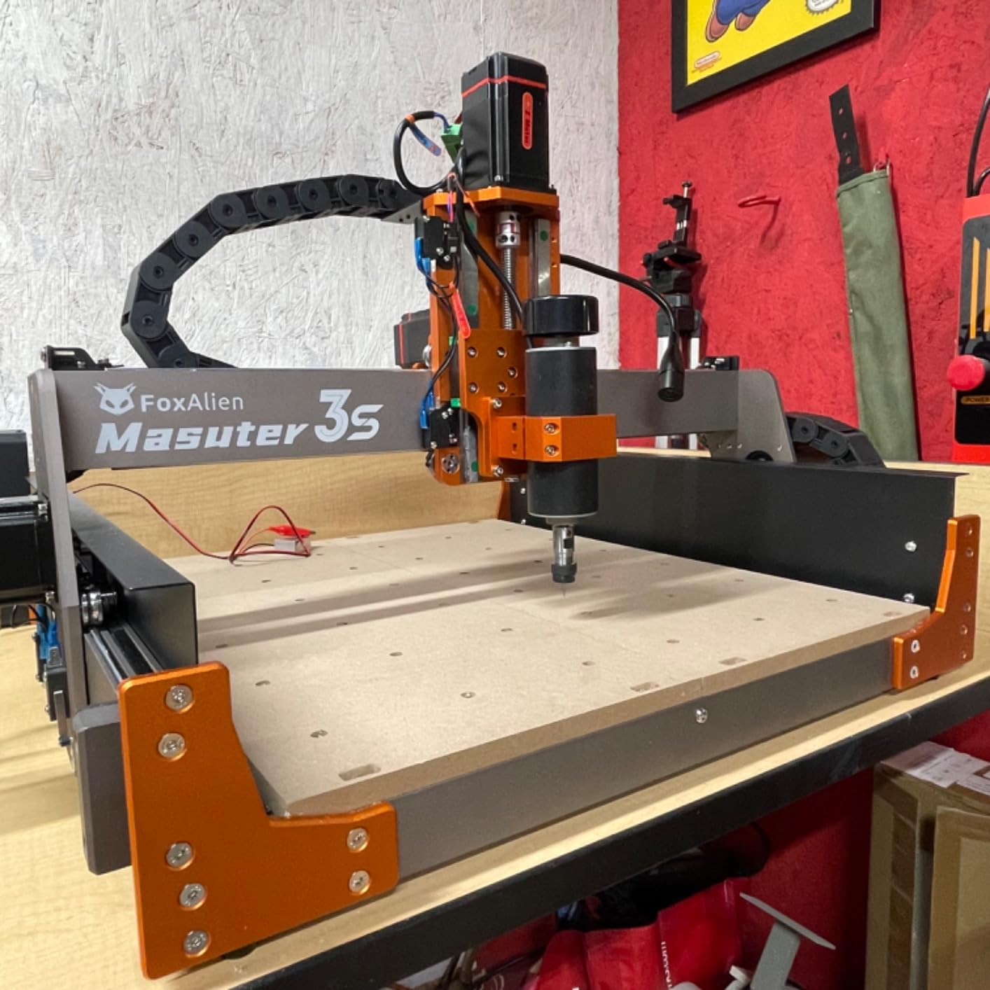FoxAlien Masuter 3S CNC Router Machine with NEMA 23 Closed-Loop Stepper Motor, 400W Spindle customer photo 1