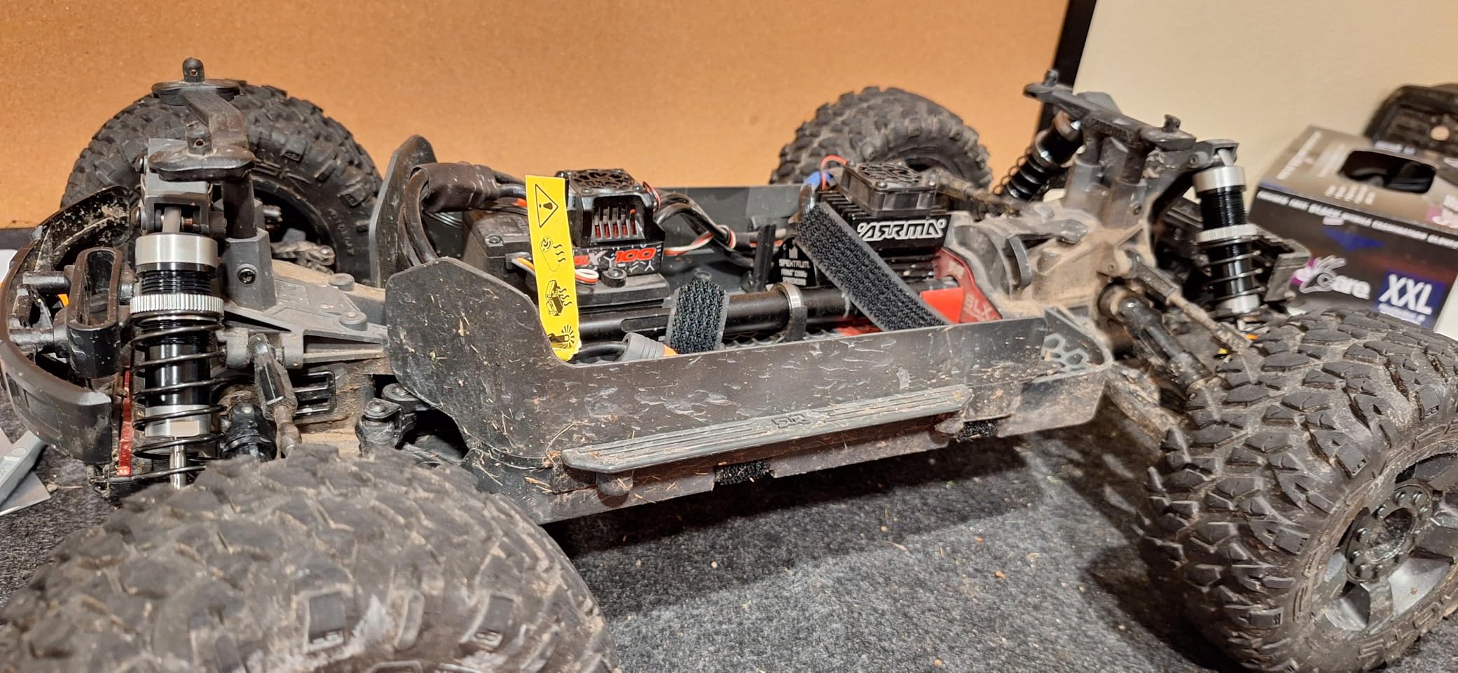 4PCS RC Shock Absorber 1:10 Aluminum Front & Rear Shocks Set | Compatible with Arrma 1/10 Typhon 3S/2S, Granite 4x4, Bigrock, Senton, Replacement for AR330550, AR330551 customer photo 2
