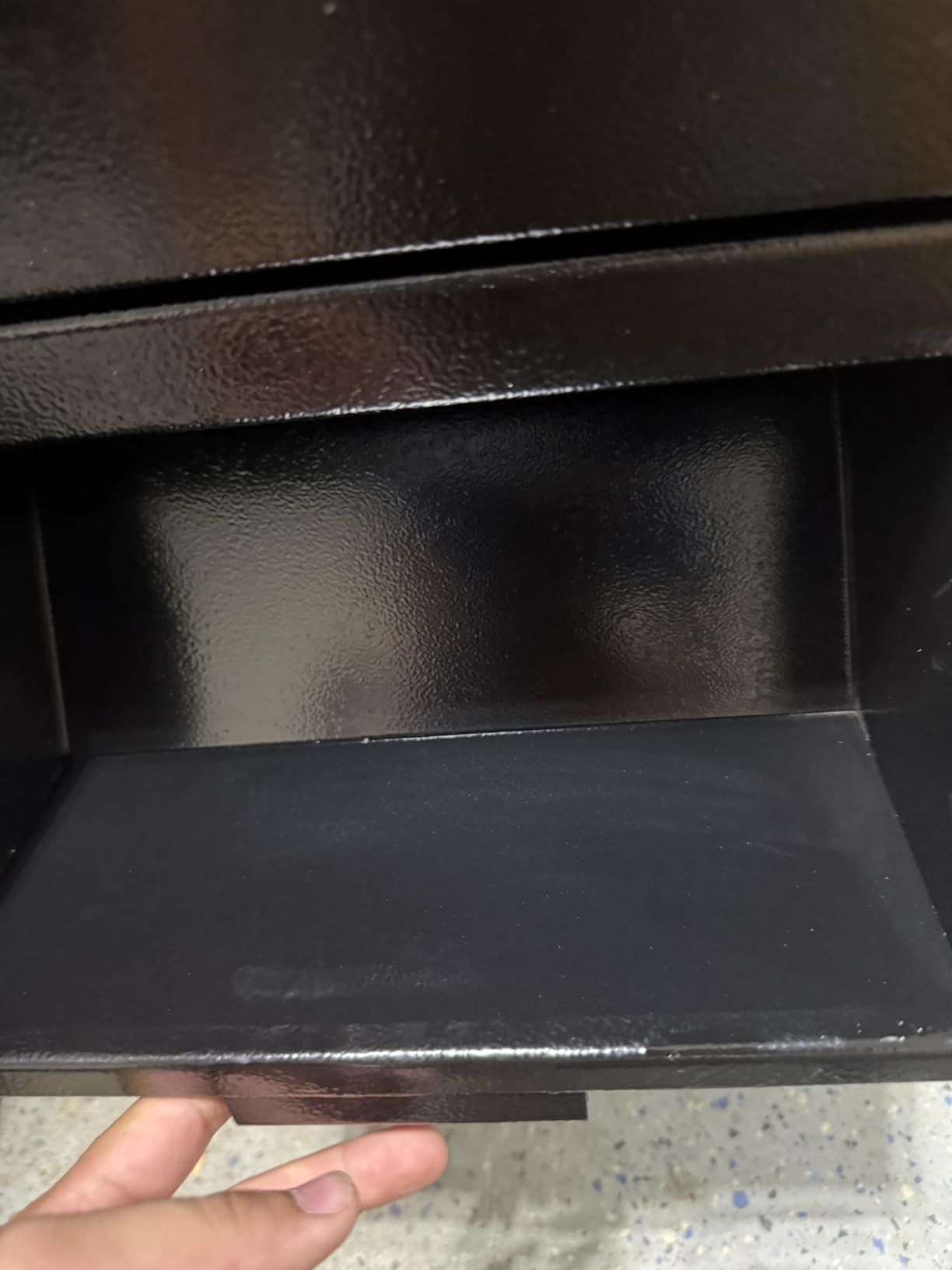 2.6 Cub Depository Drop Safe Fireproof, Front Drop Slot Lock Box with Digital Combination and Anti-Fishing, Silent Deposit Safe Box, Security Money Safe for Cash Slips Expense Business Office Home customer photo 1
