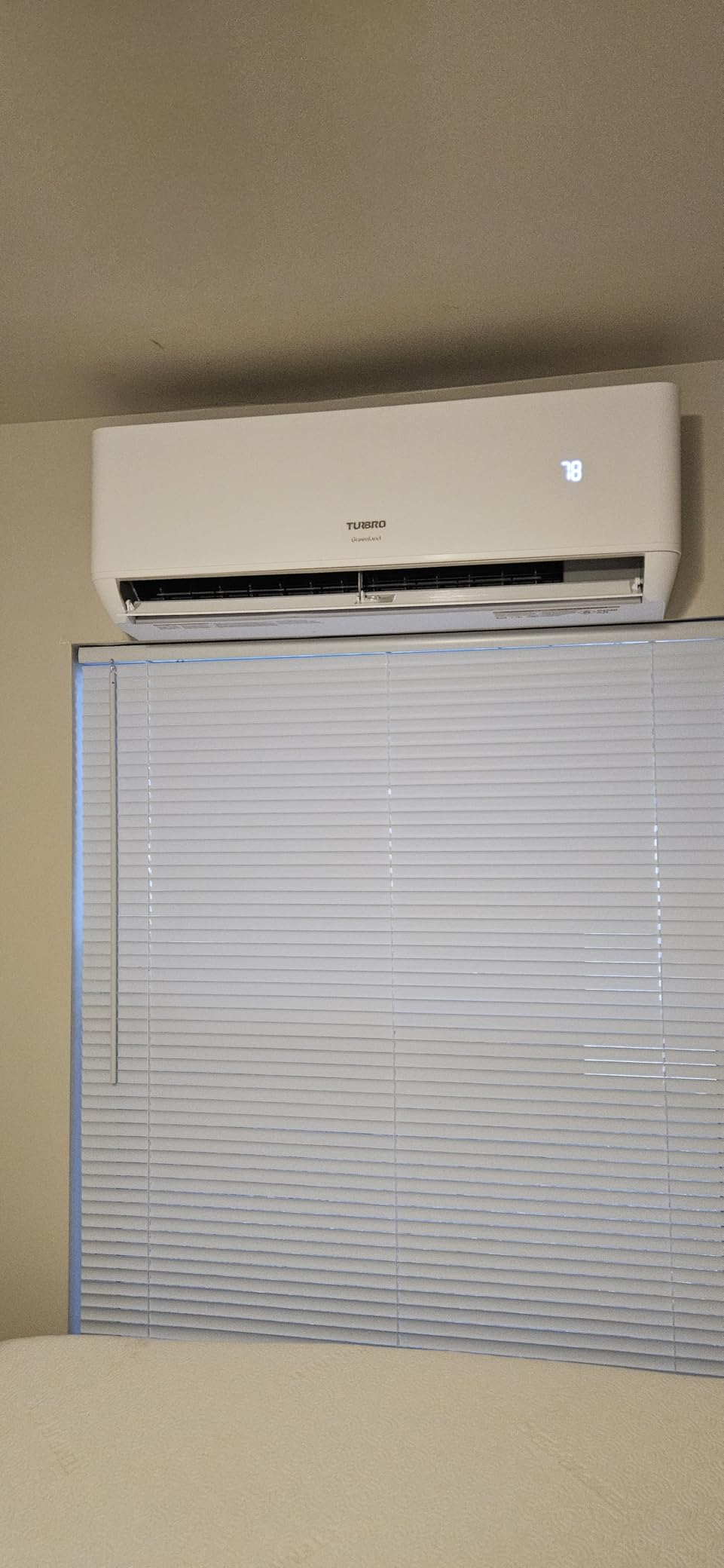 TURBRO 24,000 BTU Ductless Mini Split Inverter AC with Heat Pump, 20 SEER2, 230V, WiFi-Enabled, Cools up to 1,500 Sq.Ft, Energy Star, Greenland Series | R454B 230V 2 Ton Inverter AC System customer photo 1
